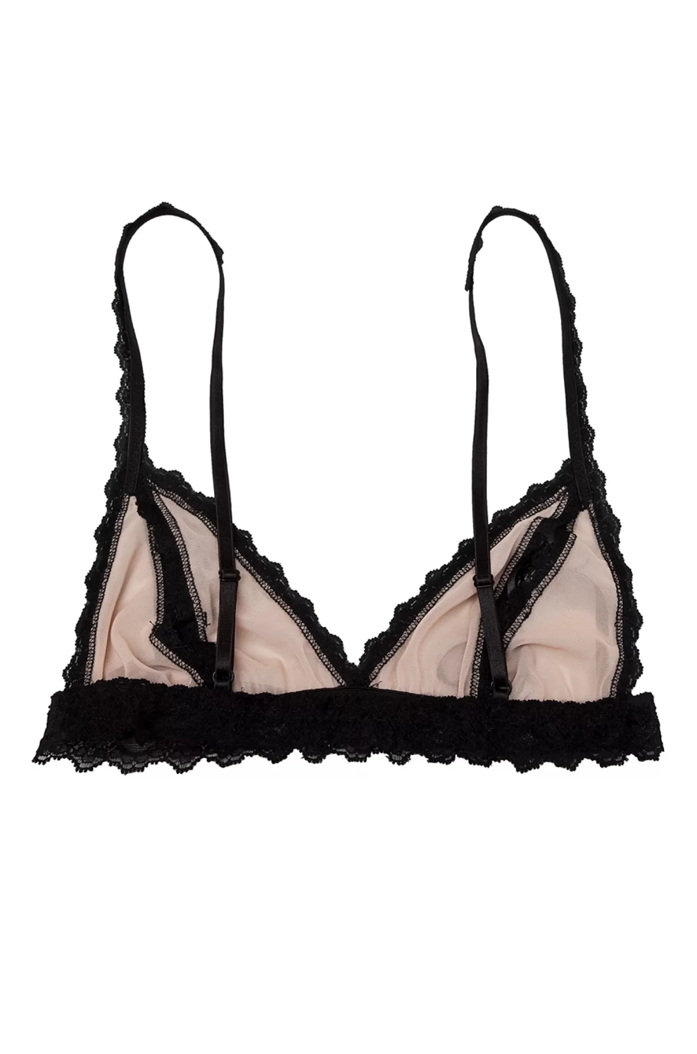 AFTER MIDNIGHT Tulle Peek-A-Boo Bra>Hanky Panky Hot