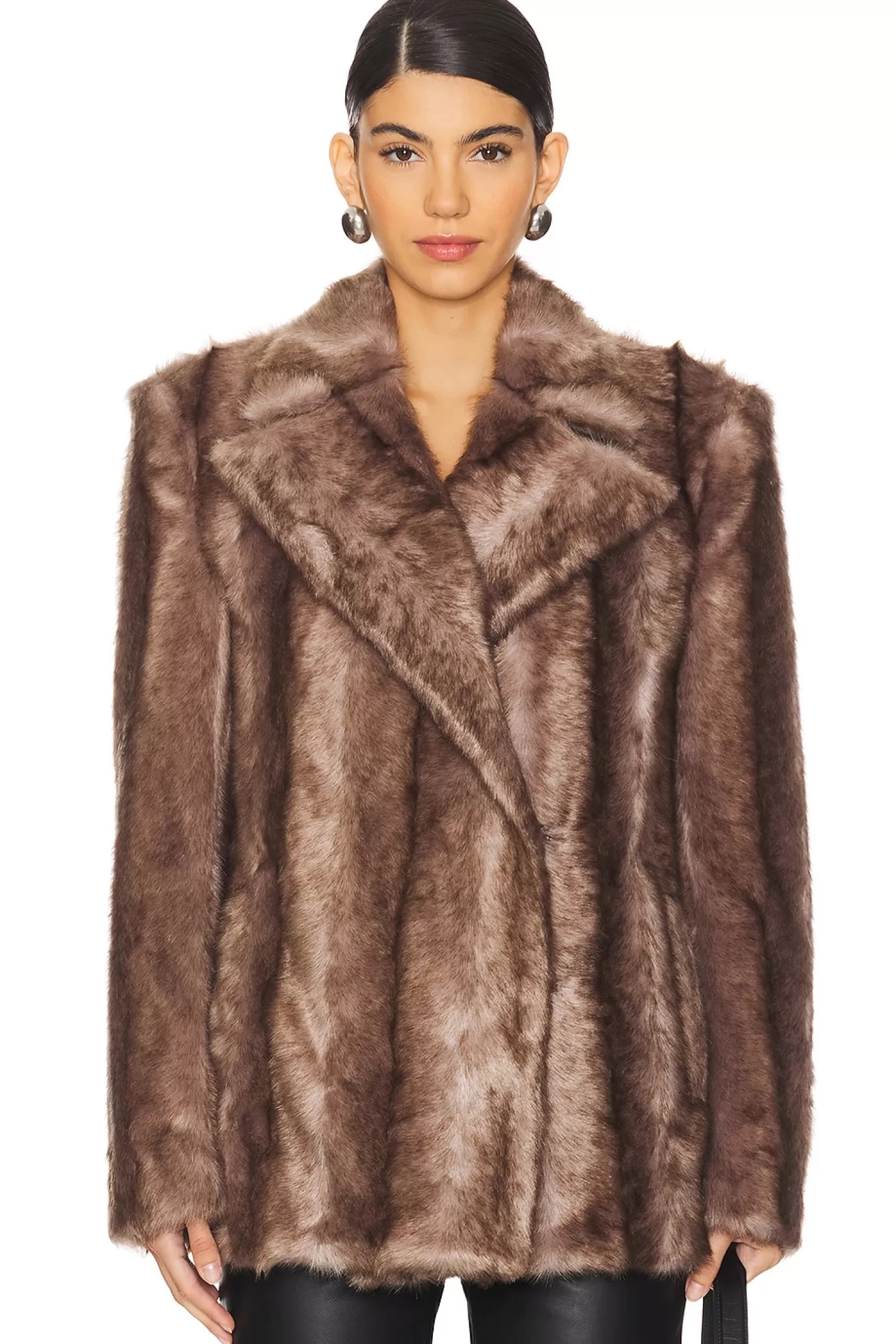 Agostino Faux Fur Jacket>AKNVAS Cheap