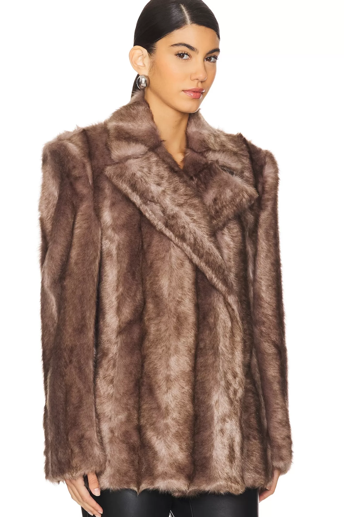 Agostino Faux Fur Jacket>AKNVAS Cheap