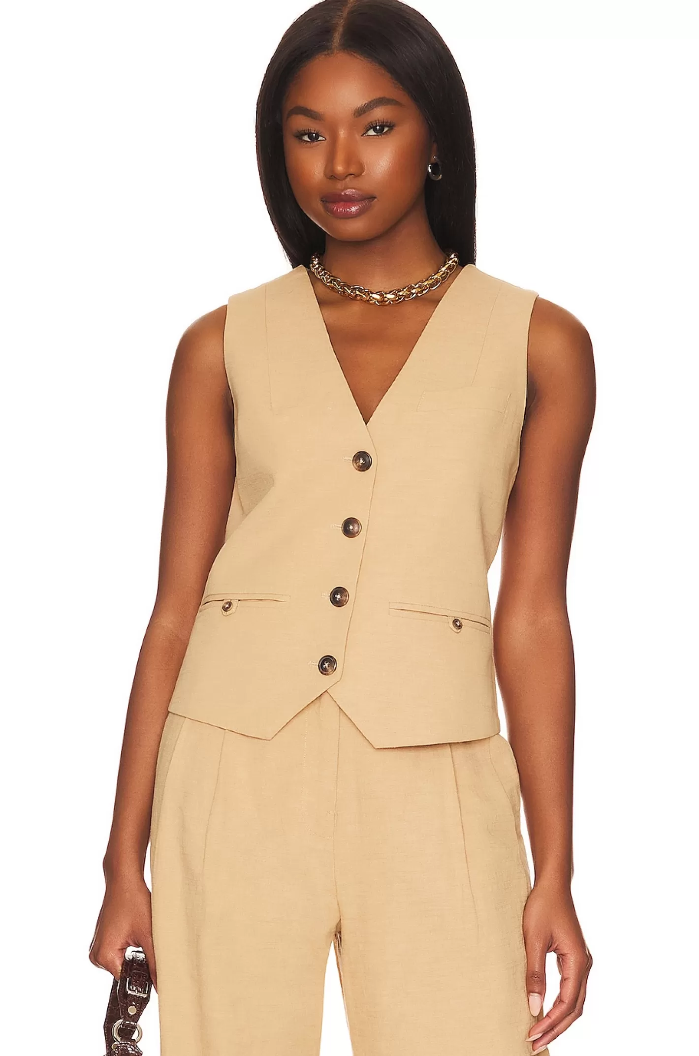 Akua Oversized Tailored Vest>Shona Joy Shop