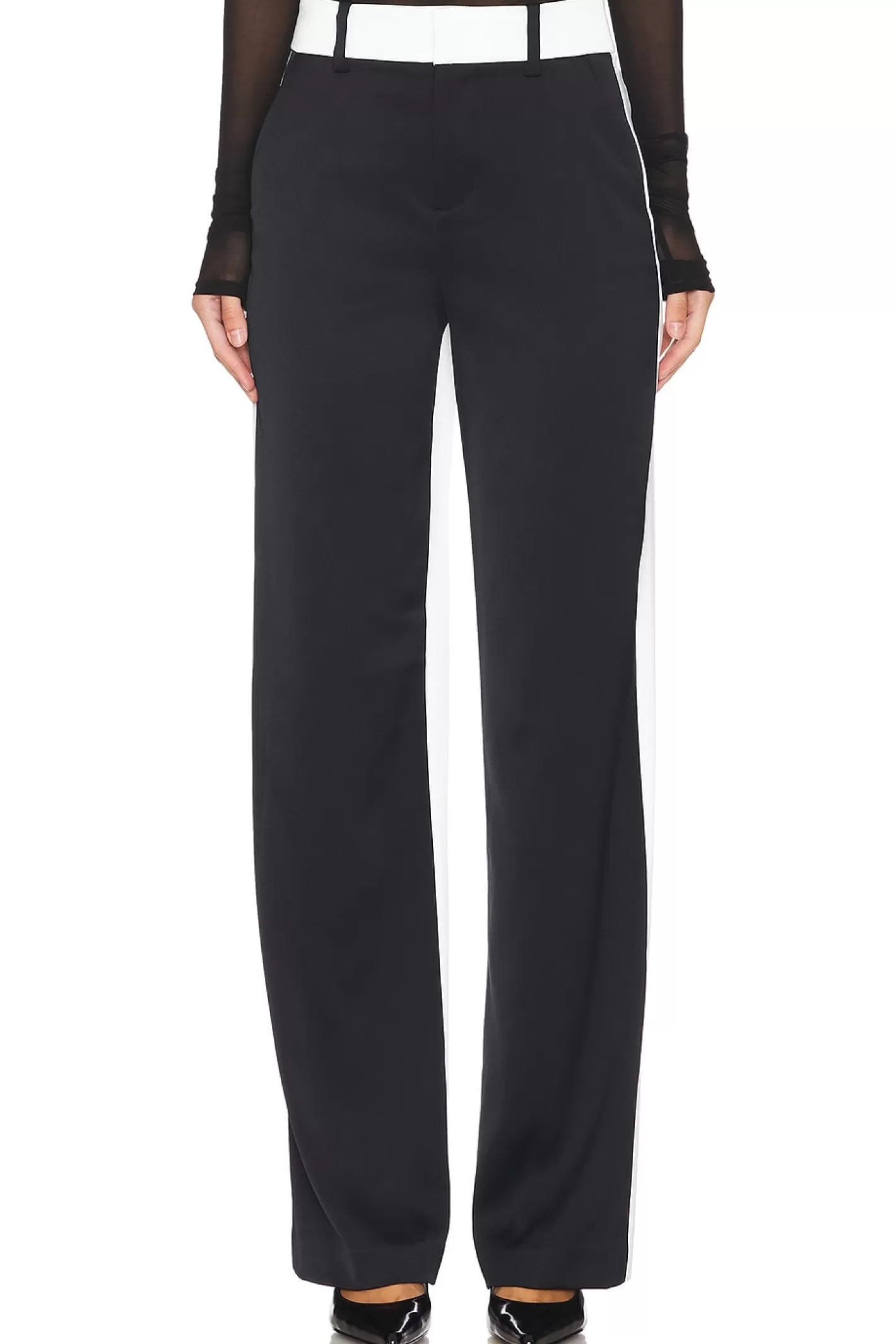 Alexander Straight Trouser>Alice + Olivia Sale