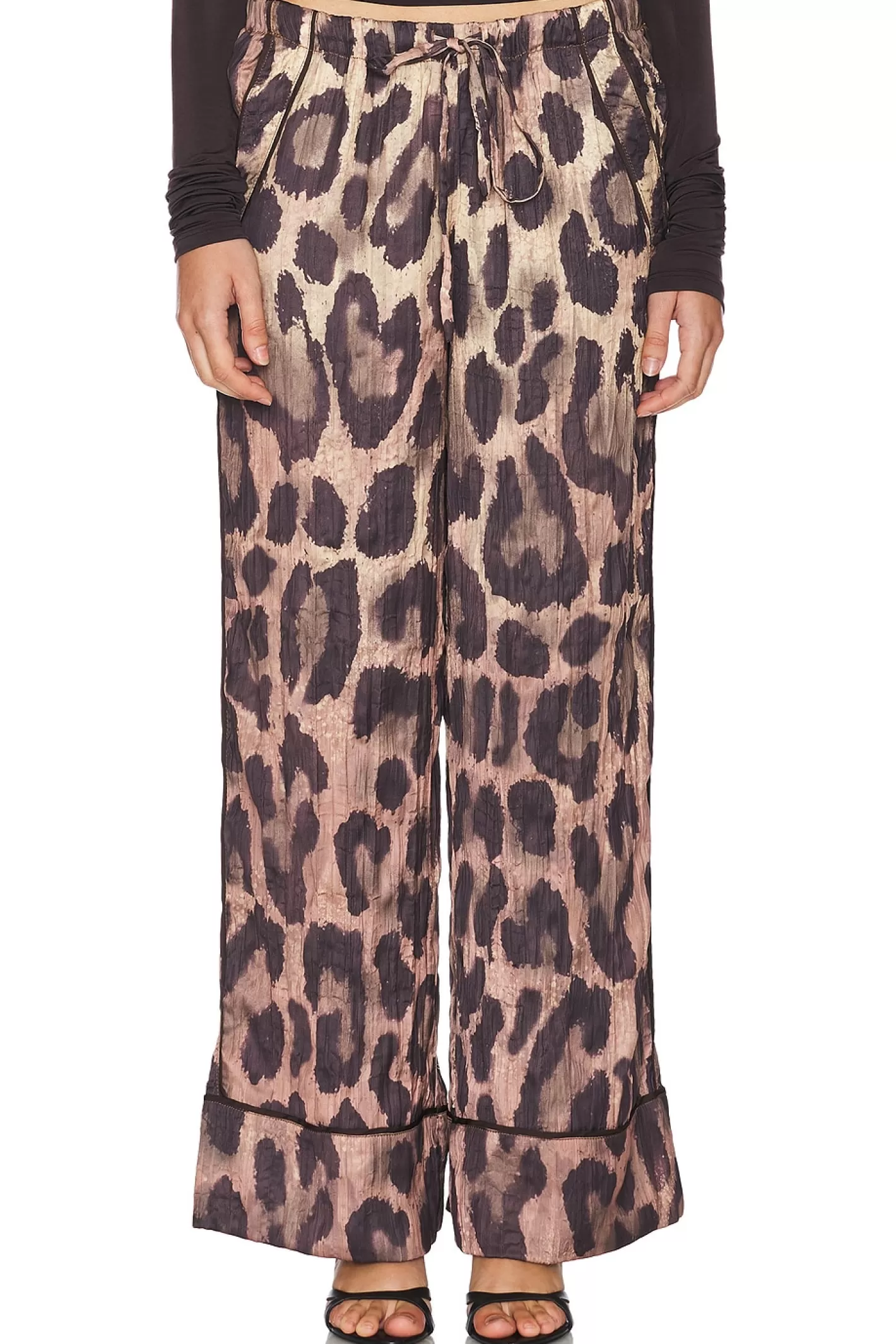 All Out Satin Leopard Pant>Free People Hot