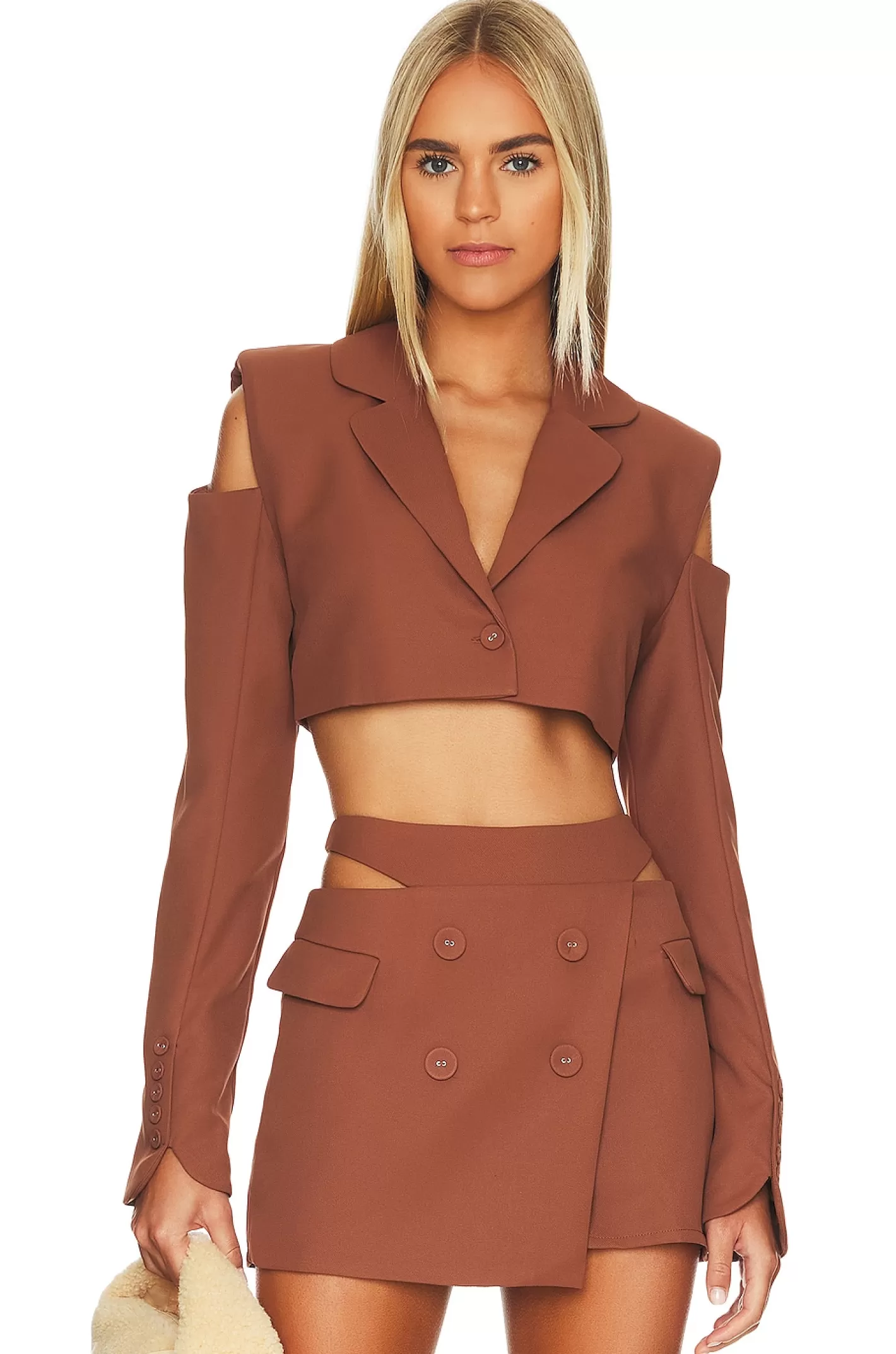 Alysa Crop Blazer>For Love & Lemons Flash Sale