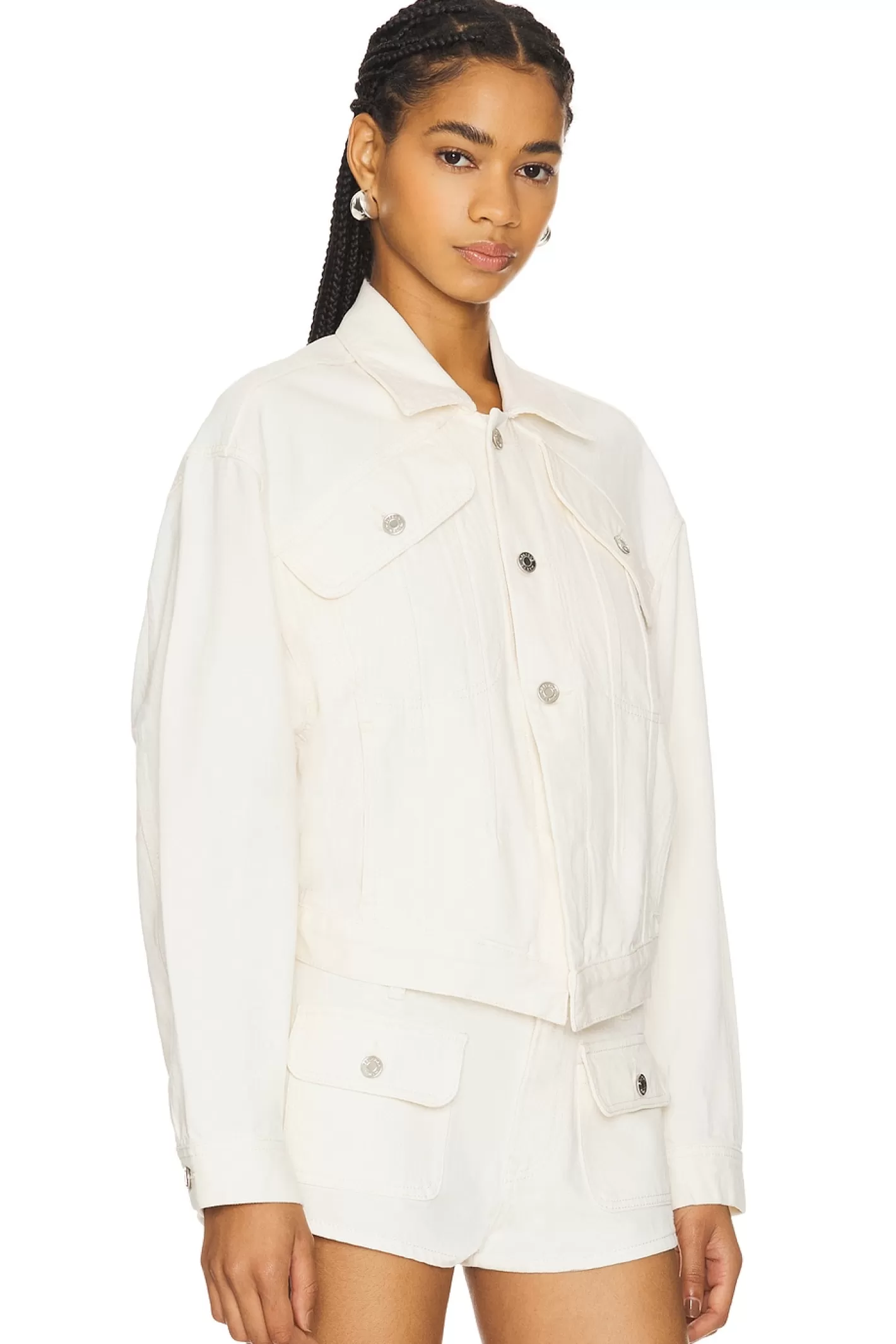 Amelia Oversized Cinched Waist Jacket>GRLFRND Clearance