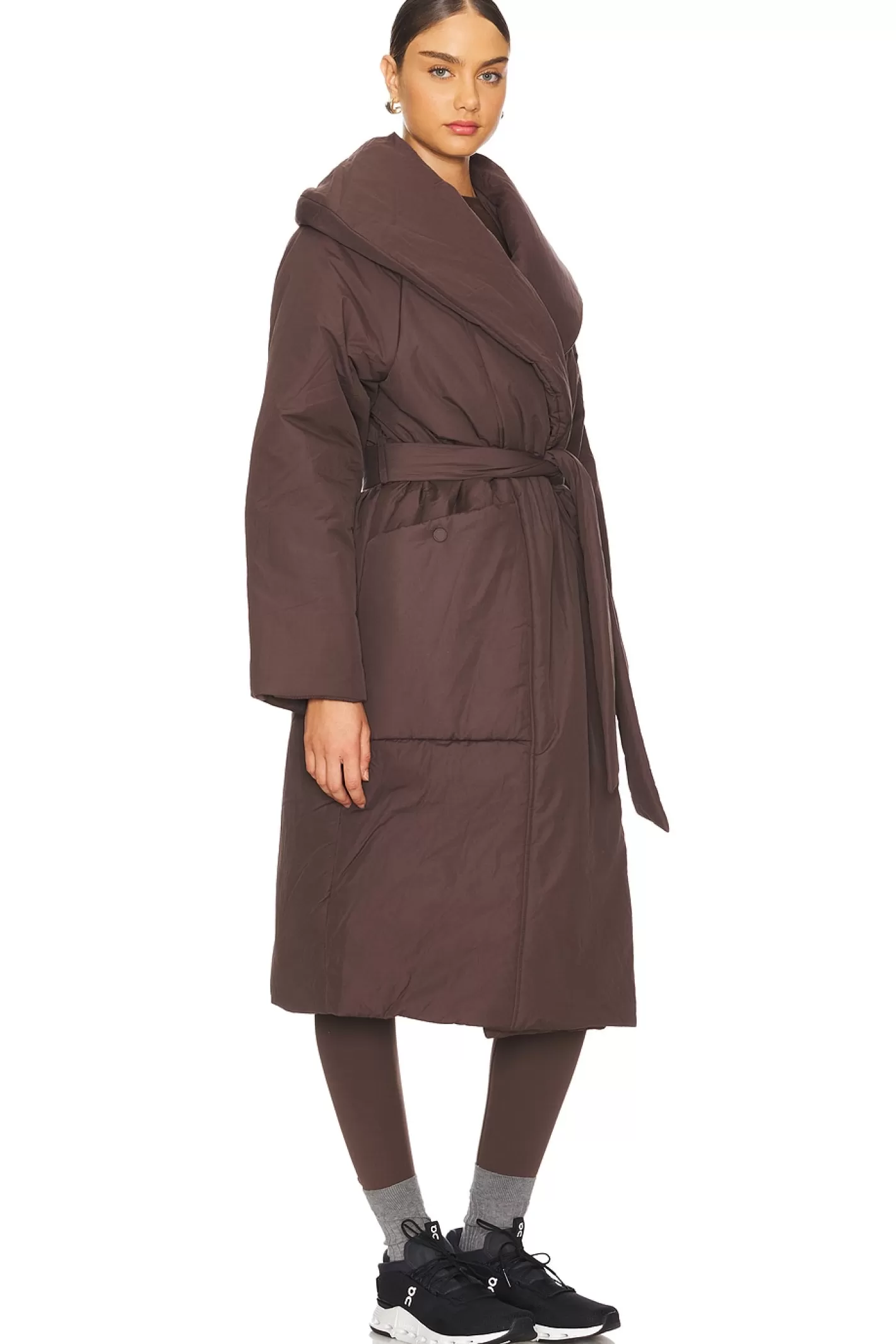 Ana Long Wrap Puffer Coat>Varley Outlet