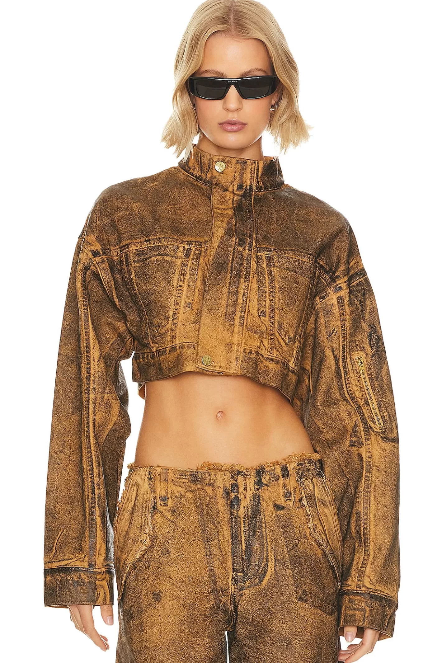 Anaisa Oversized Cropped Jacket>h:ours Hot