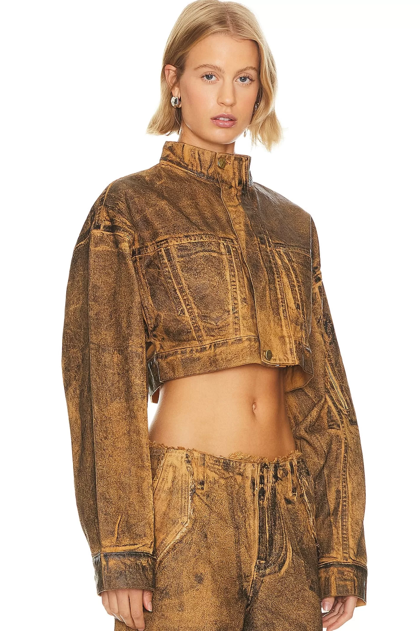 Anaisa Oversized Cropped Jacket>h:ours Hot