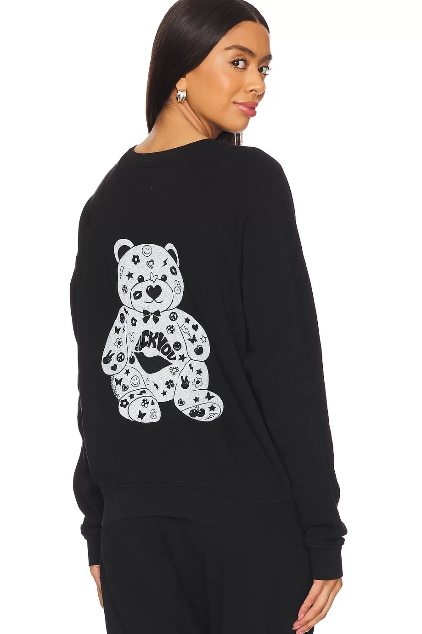 Anela Raglan F U Bear Crew Neck>Lauren Moshi Hot