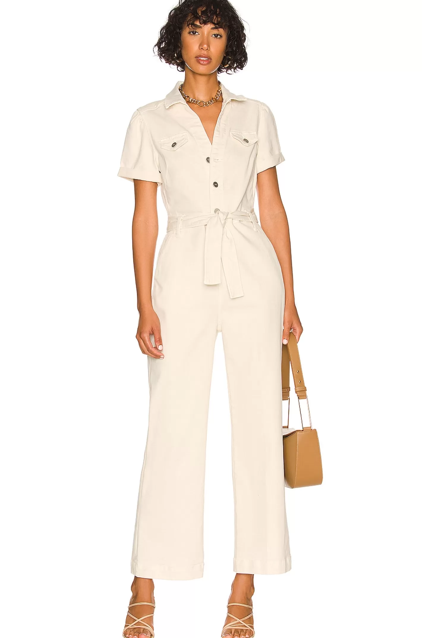 Anessa Puff Sleeve Jumpsuit>PAIGE New