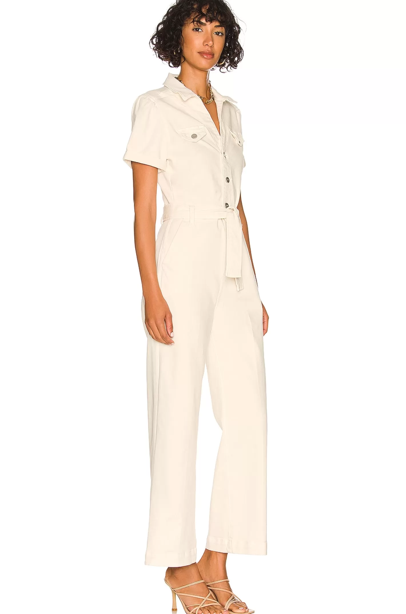 Anessa Puff Sleeve Jumpsuit>PAIGE New