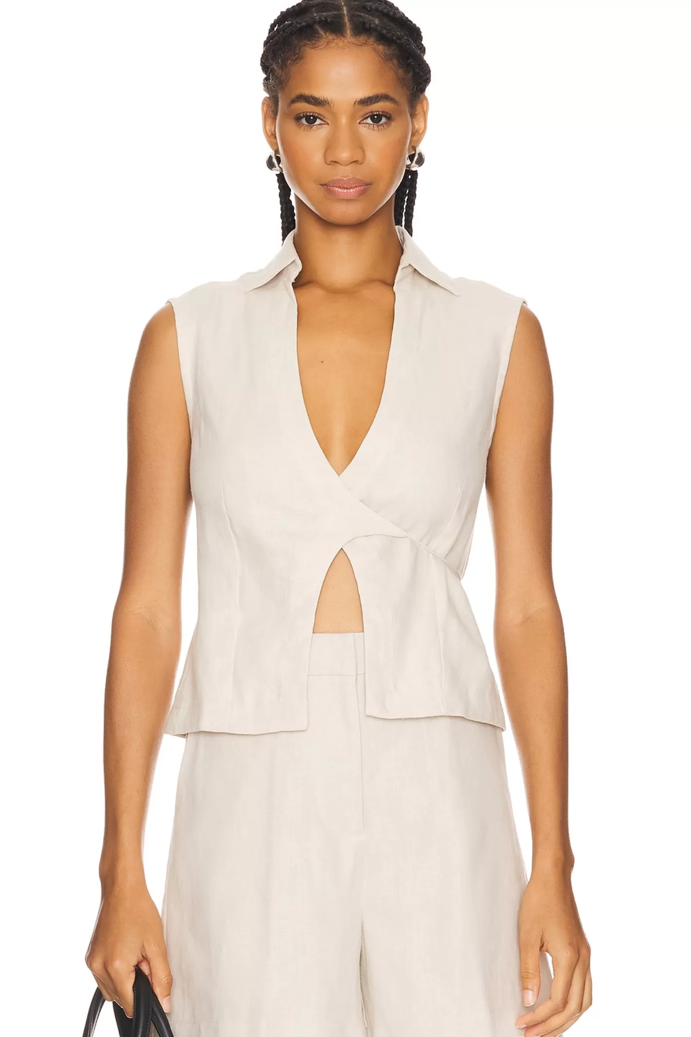 Antibes Sleeveless Wrap Shirt>FAITHFULL THE BRAND Flash Sale