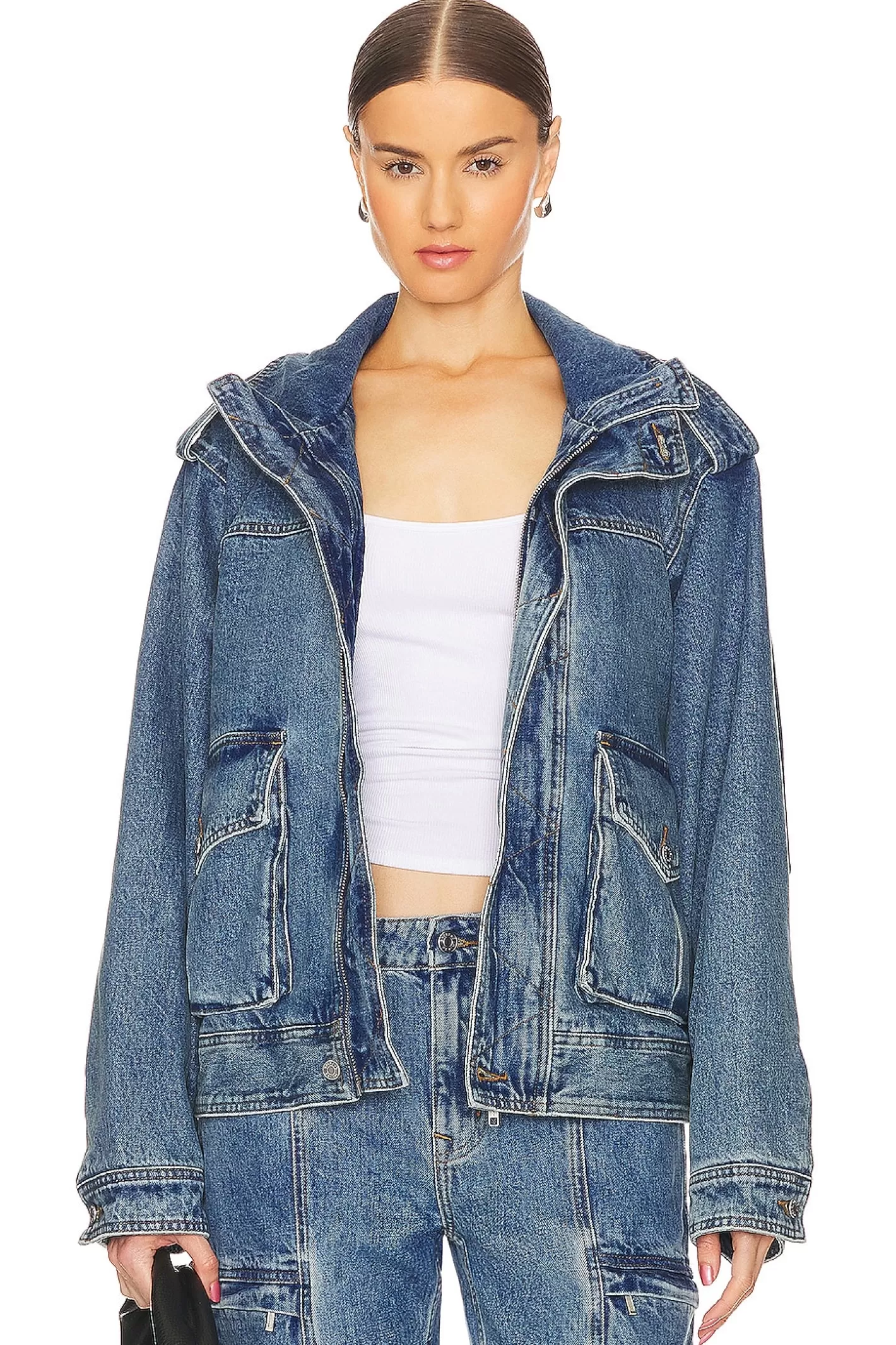 Arden Cargo Jacket>GRLFRND Shop