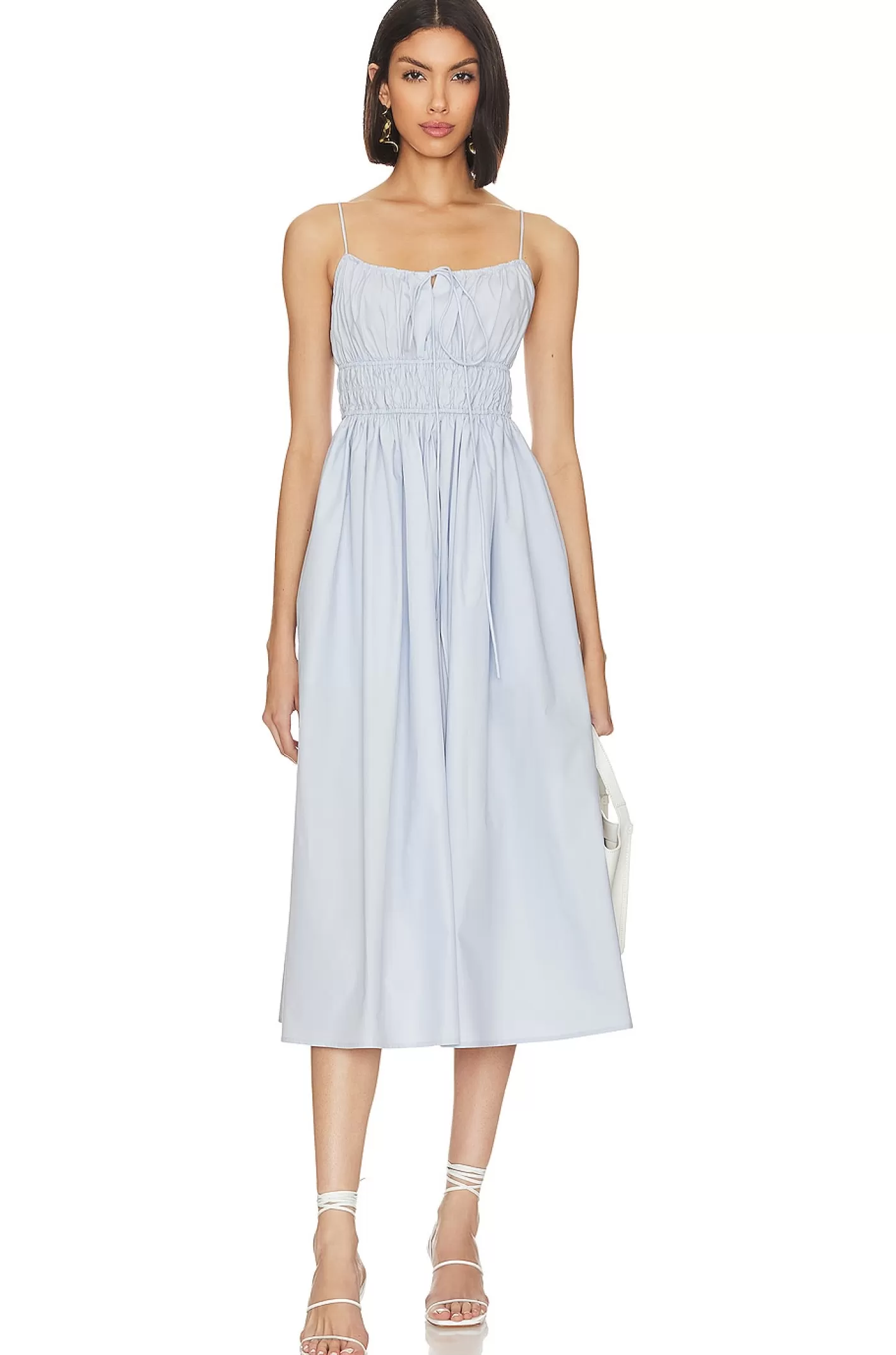 Ari Poplin Midi Dress>L'Academie Sale