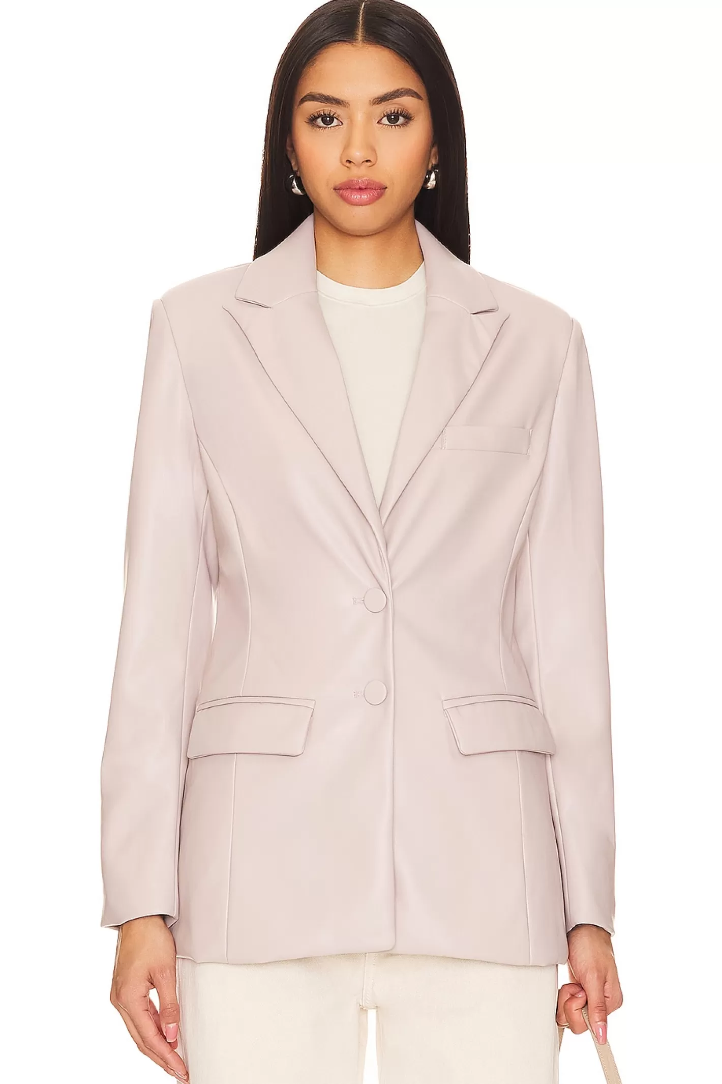 Aria Faux Leather Blazer>Steve Madden Flash Sale