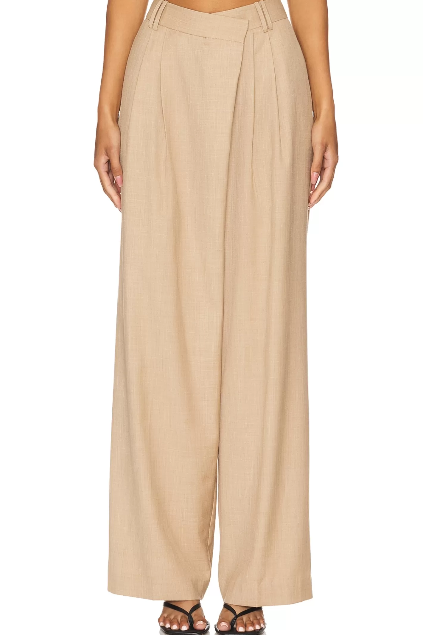 Asher Asymmetrical Pleat Front Pant>Shona Joy Hot