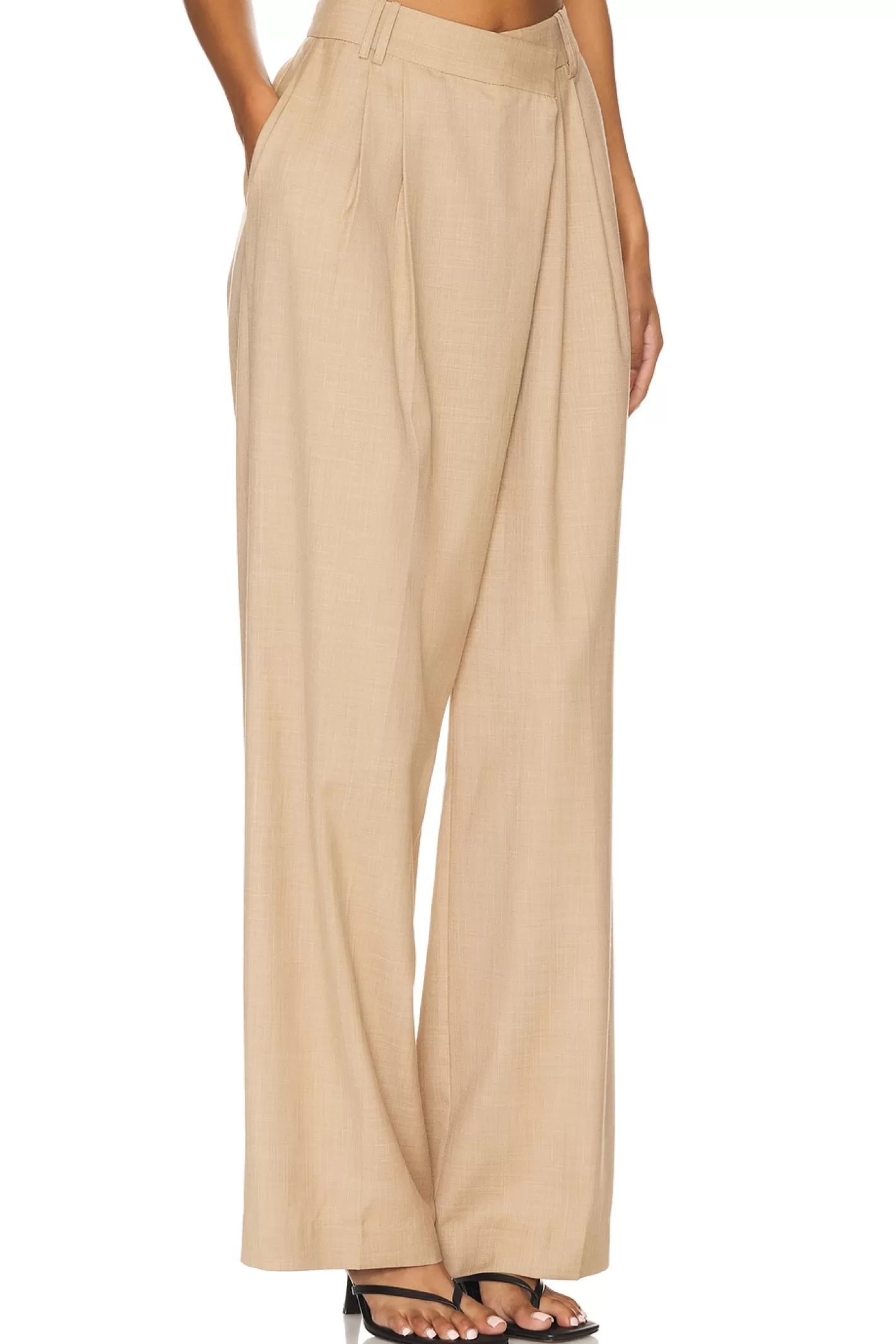 Asher Asymmetrical Pleat Front Pant>Shona Joy Hot