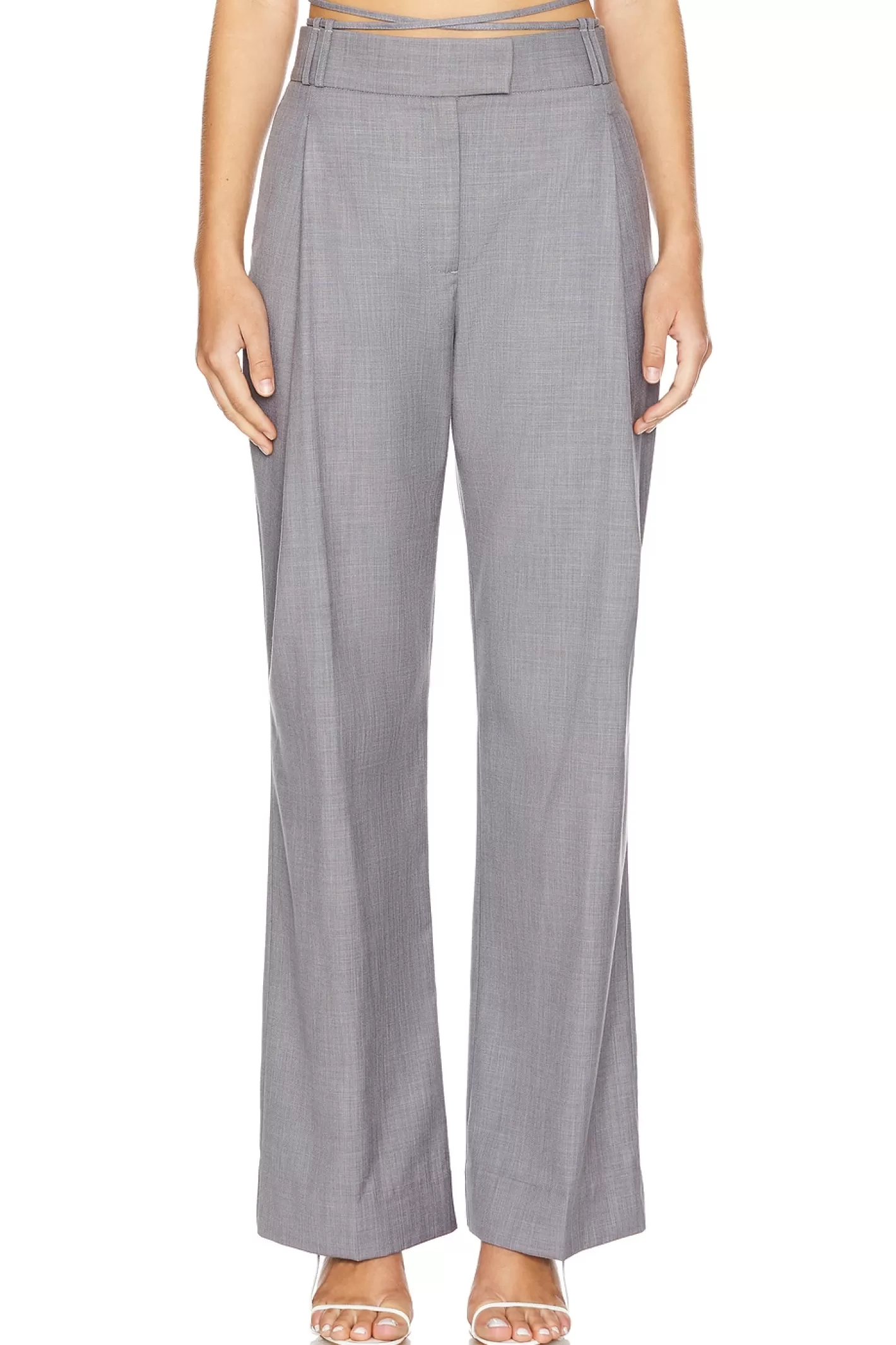 Asher Low Rise Slouch Pant With Tie>Shona Joy Best Sale