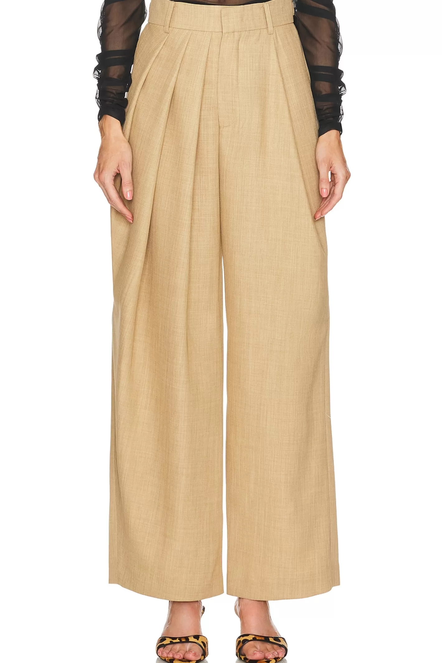 Asymmetric Pleated Pants>LEJE Best Sale