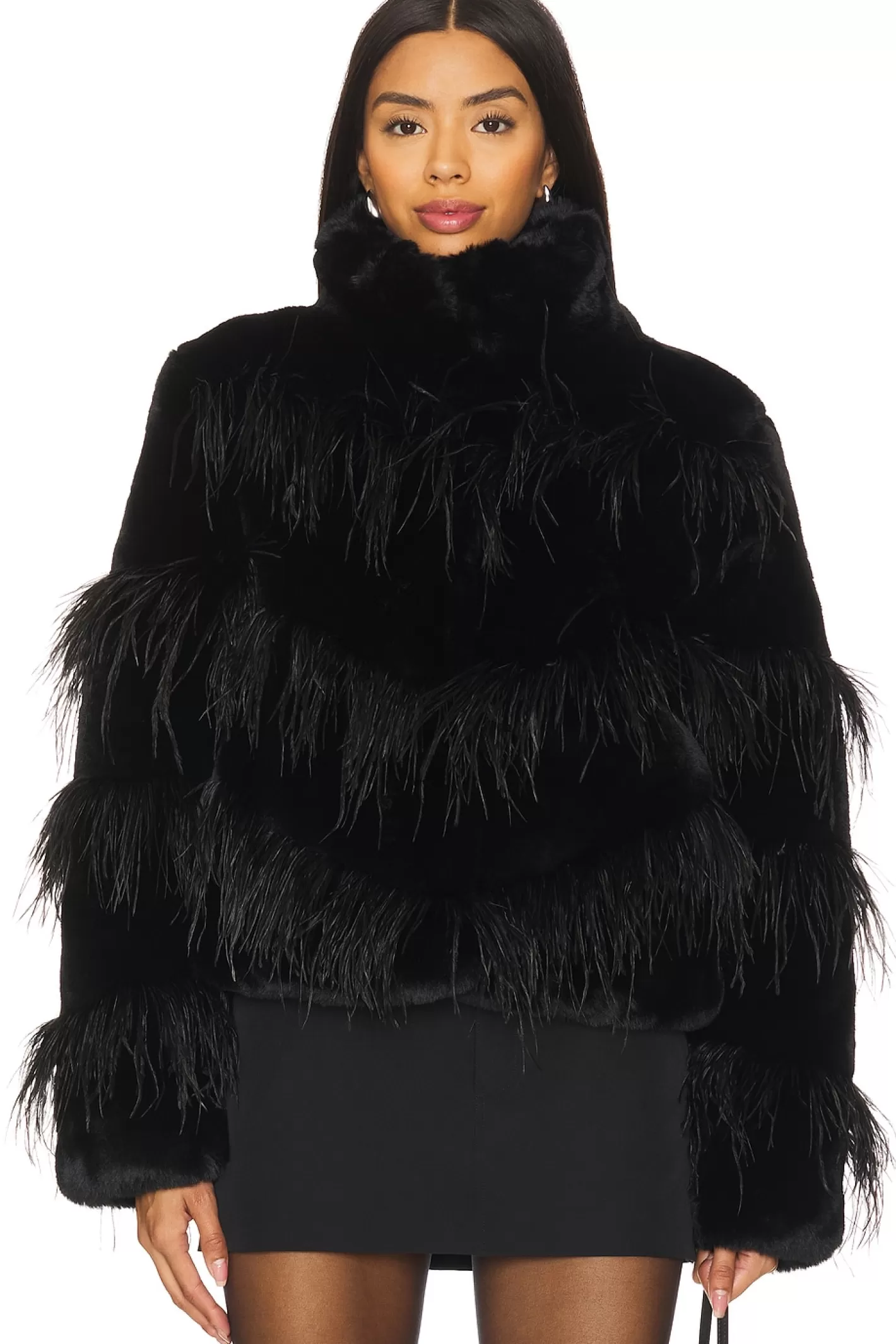 Avah Faux Fur Jacket>MILLY Best Sale