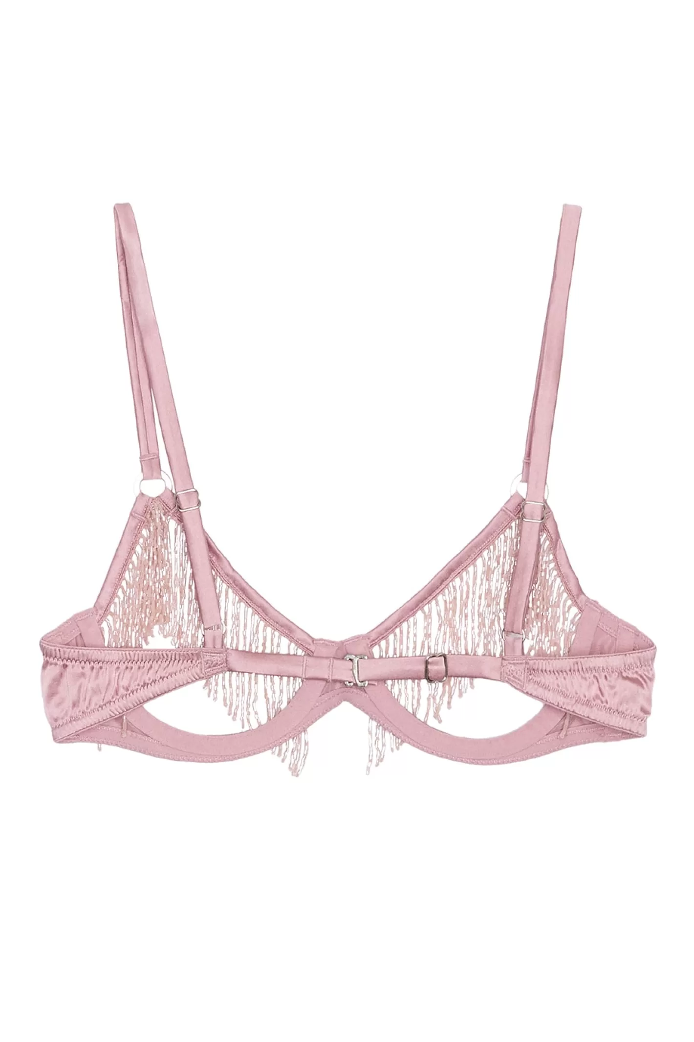 Beaded Fringe Ouvert Bra>fleur du mal New