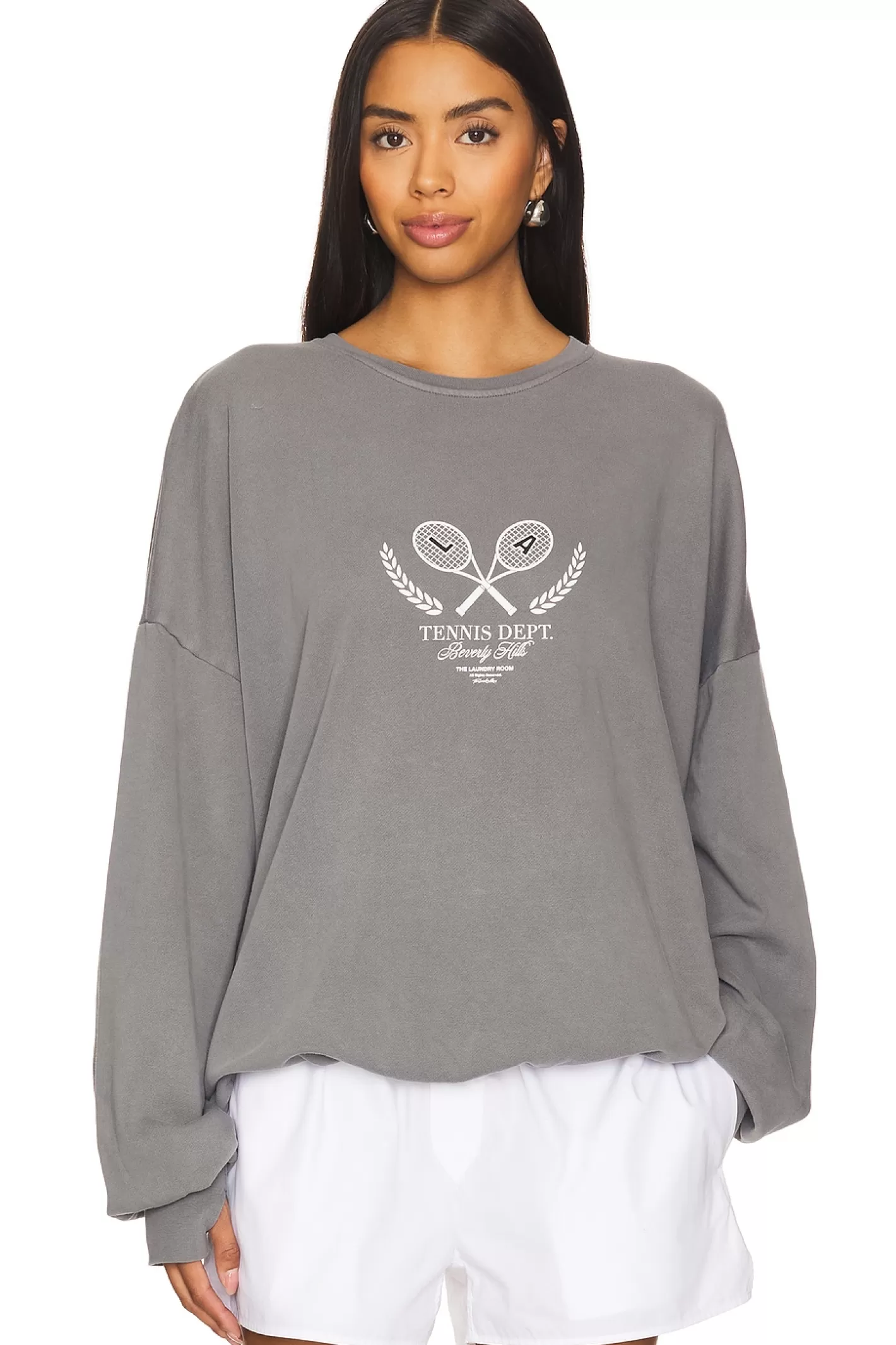 Beverly Hills Tennis Sweatshirt>The Laundry Room Cheap