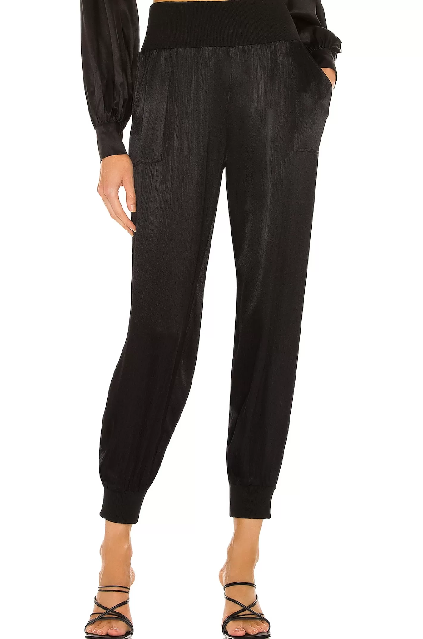 Sleek Textured Pant>Bobi Online