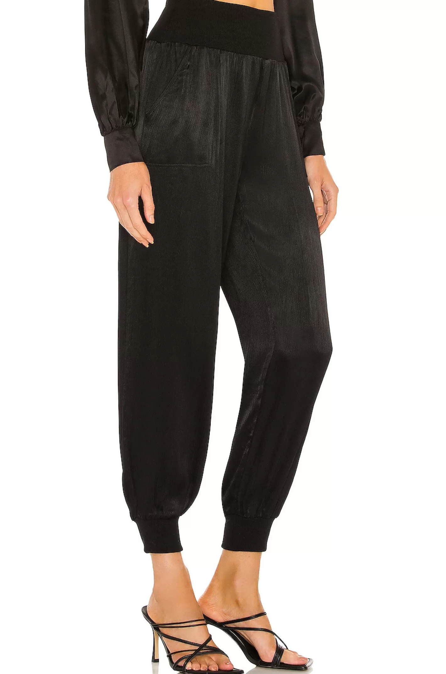 Sleek Textured Pant>Bobi Online