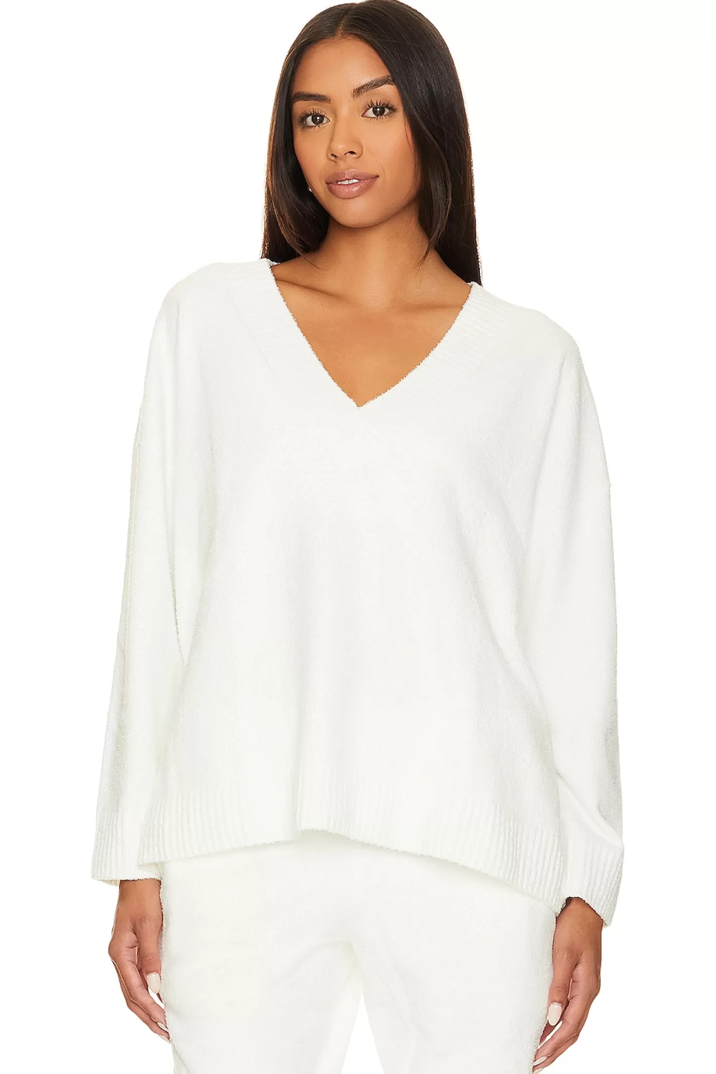 Boucle V-Neck Top>eberjey Shop