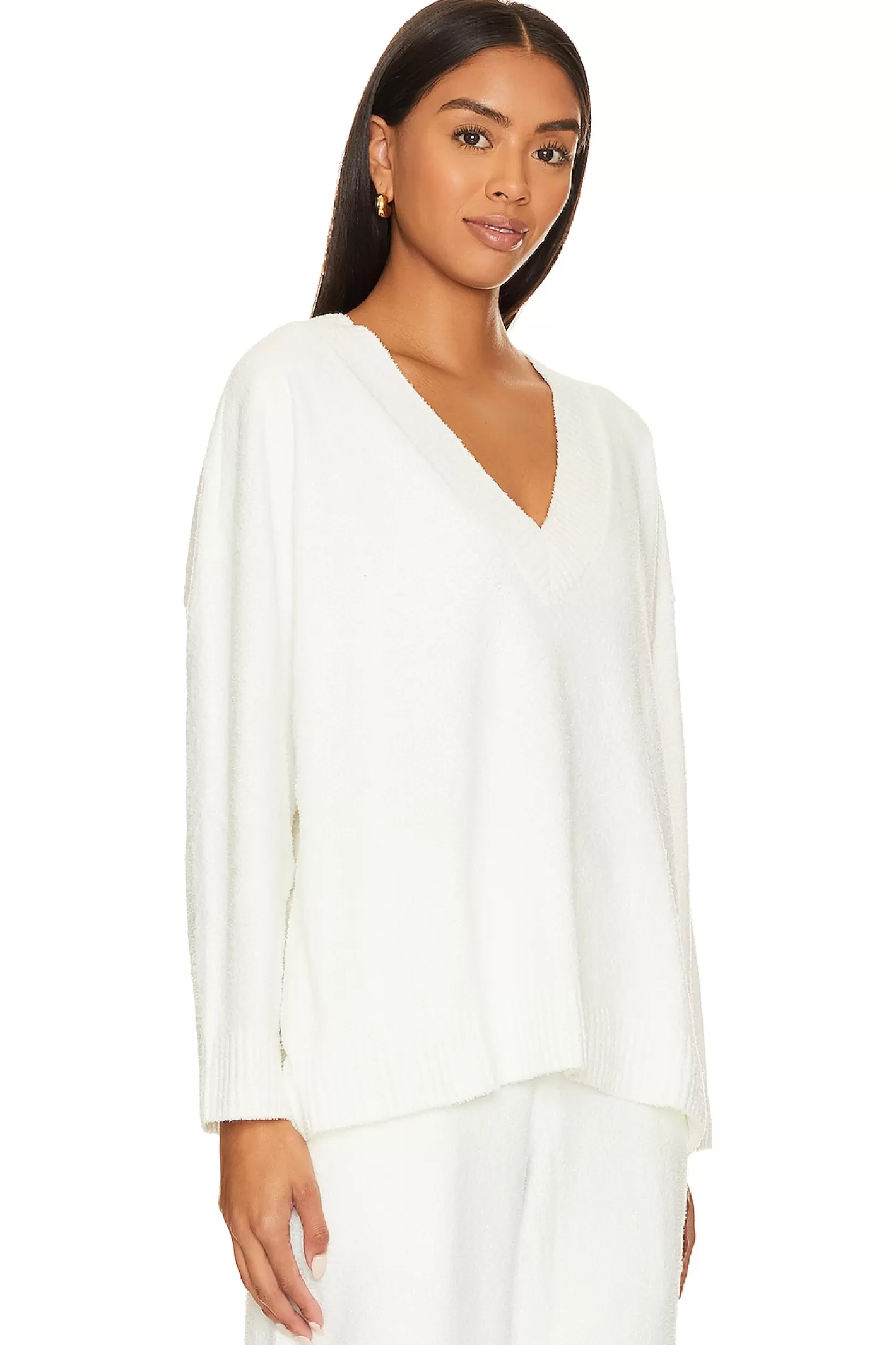 Boucle V-Neck Top>eberjey Shop