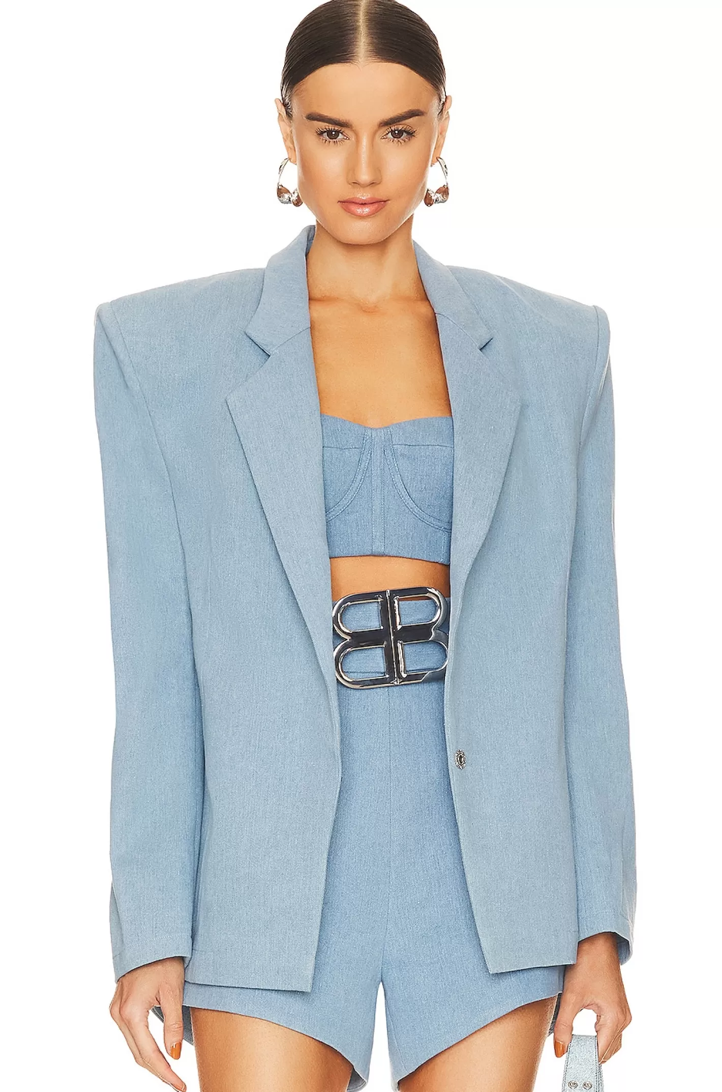 Britney Denim Blazer>Bronx and Banco Sale