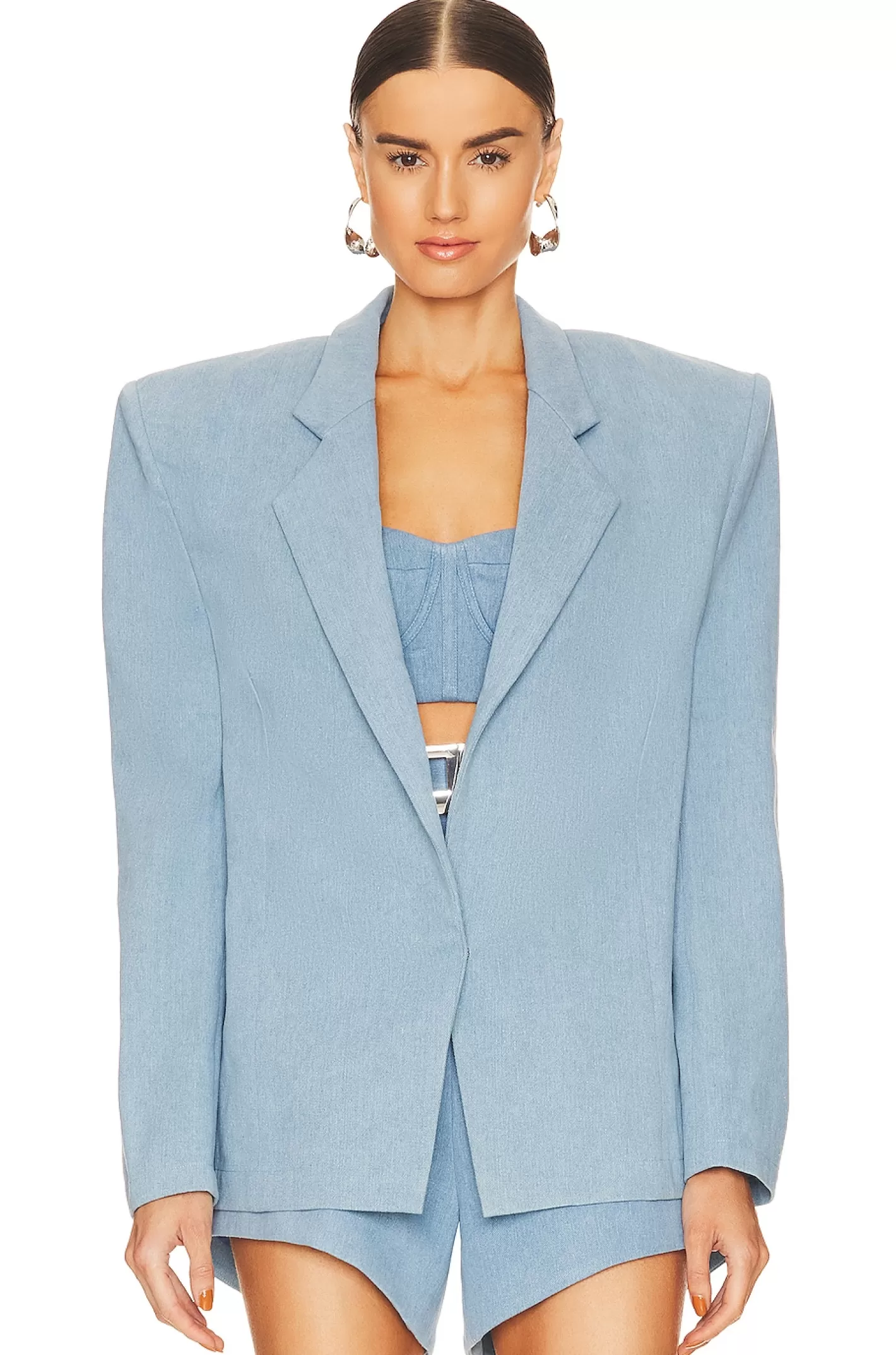 Britney Denim Blazer>Bronx and Banco Sale