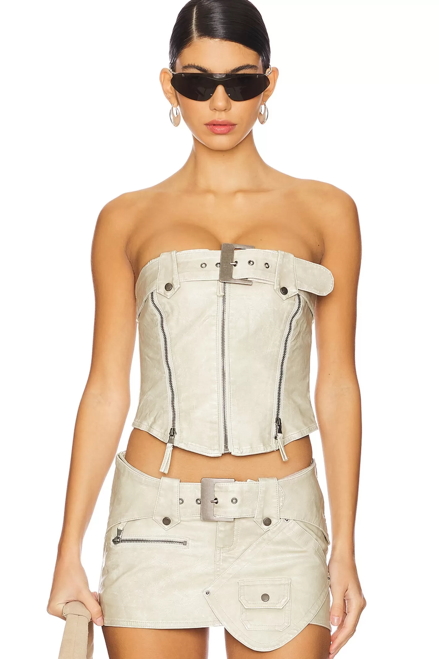 Buckle And Zip Corset>Jaded London Sale