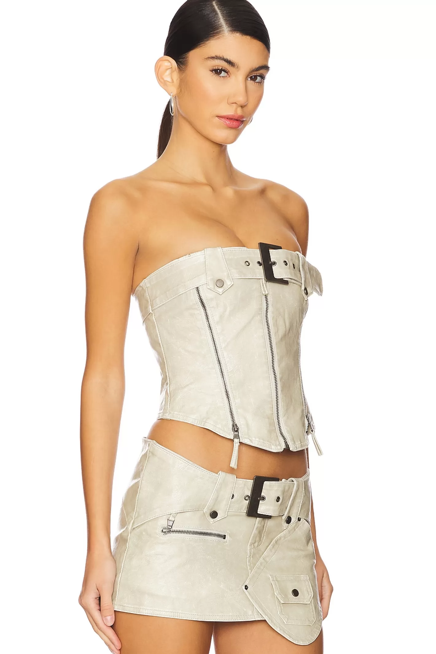 Buckle And Zip Corset>Jaded London Sale