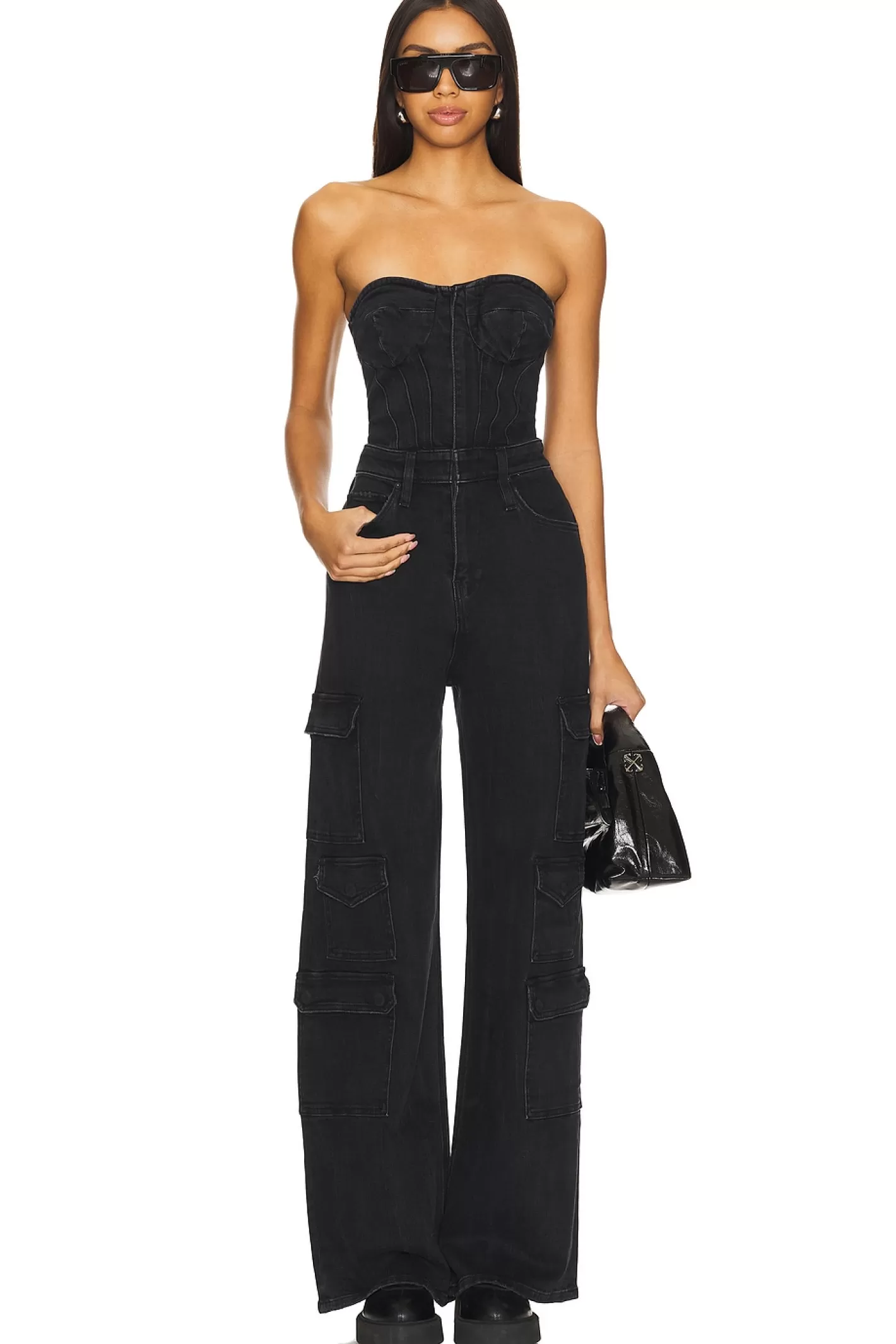 Bustier Cargo Jumpsuit>Hudson Jeans Clearance