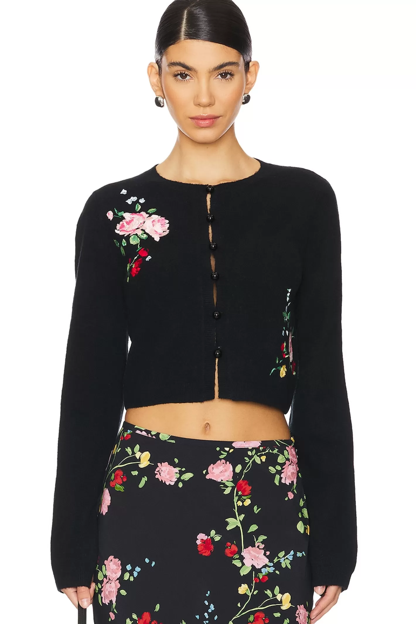 Carmel Embroidered Cardigan>Kitri Store