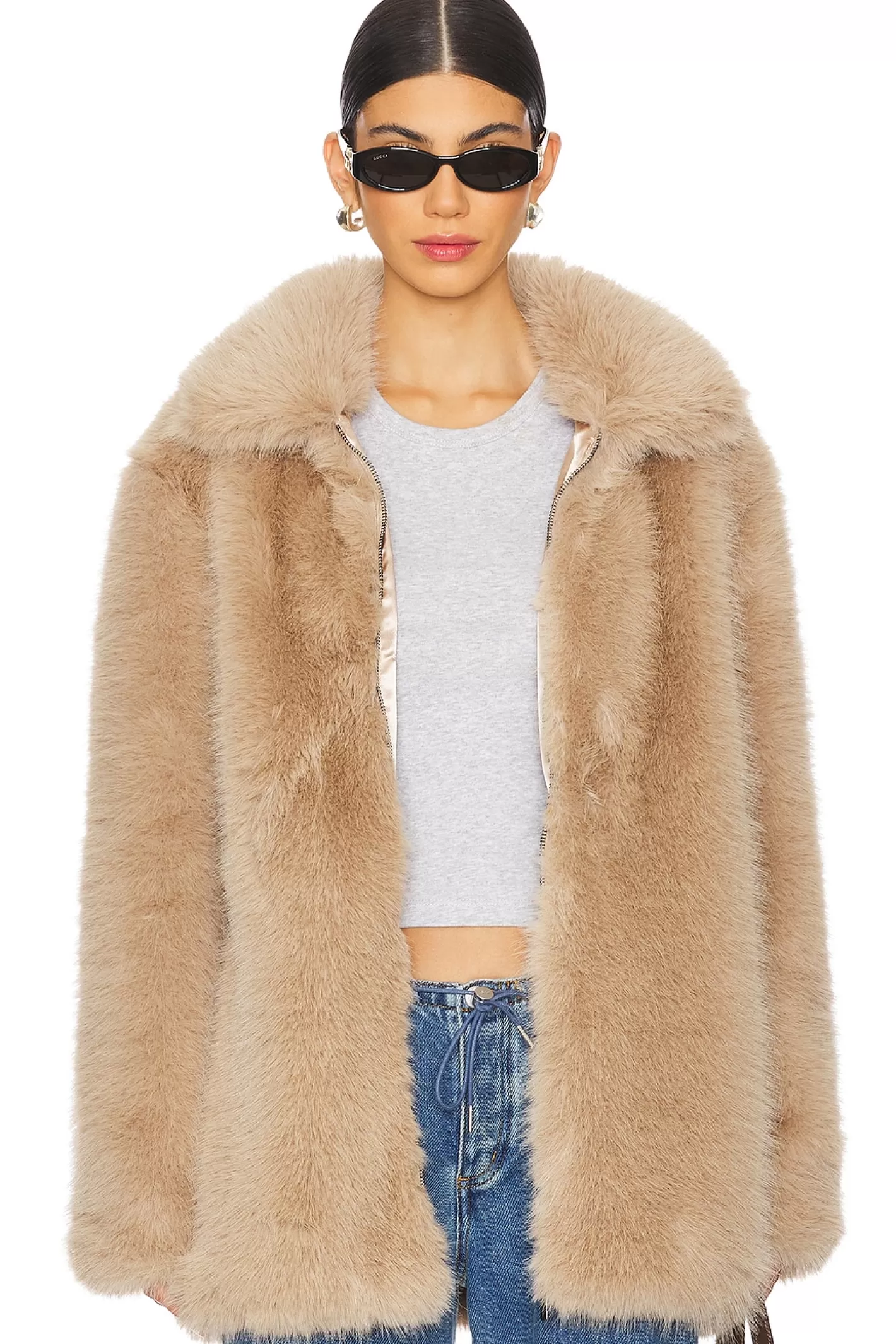 Carmen Faux Fur Coat>Sanctuary Fashion