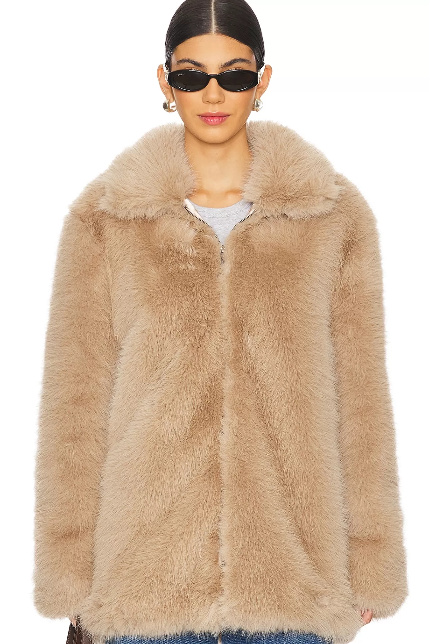 Carmen Faux Fur Coat>Sanctuary Fashion