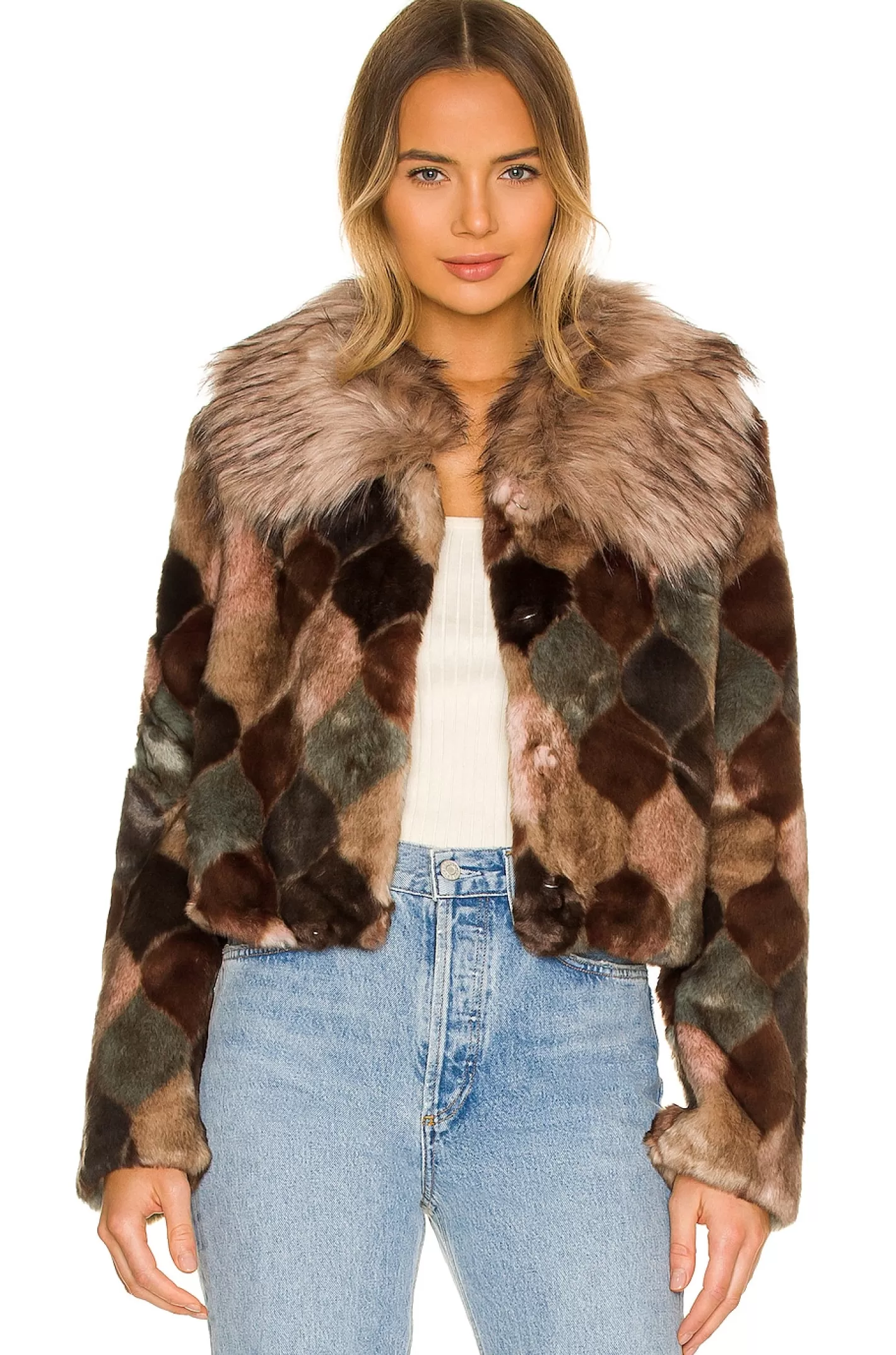 Casablanca Faux Fur Jacket>Unreal Fur Outlet