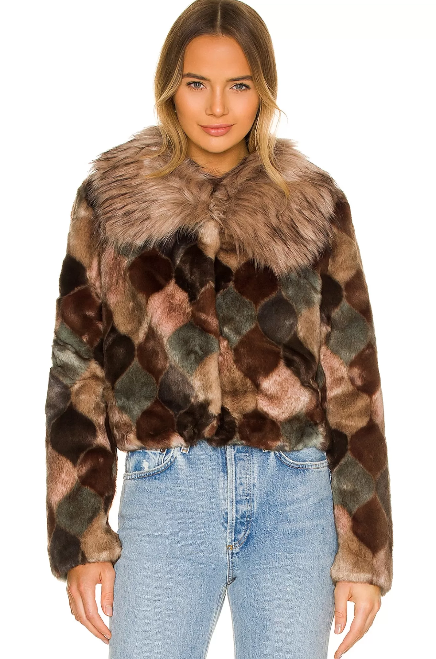 Casablanca Faux Fur Jacket>Unreal Fur Outlet