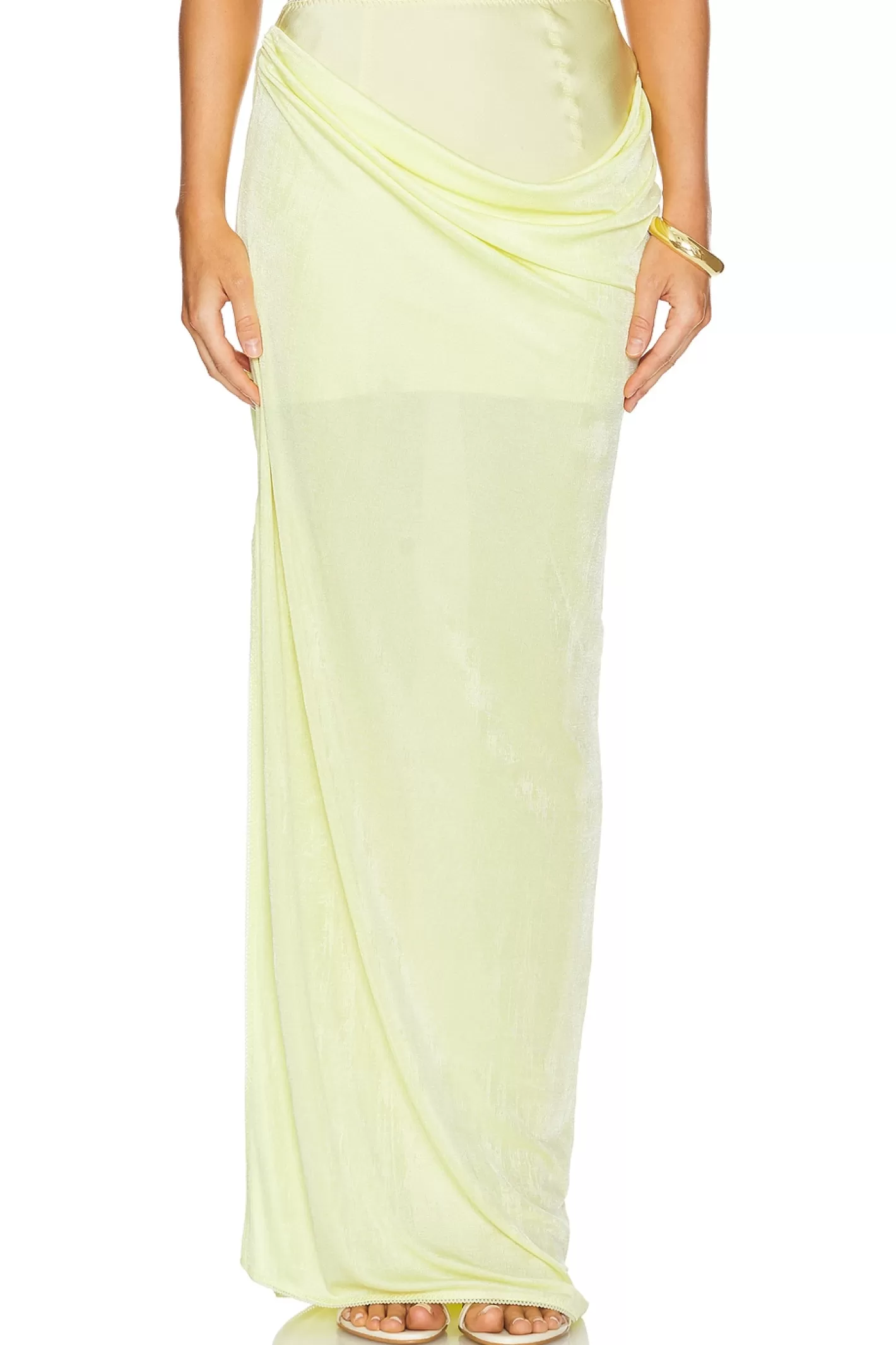 Casey Draped Maxi Skirt>Anna October Clearance