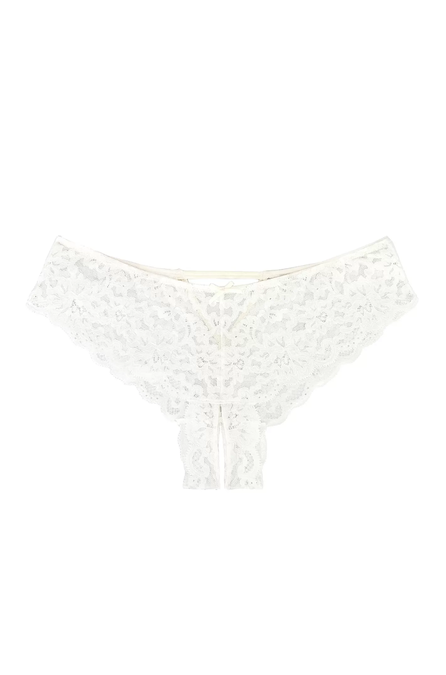 Charlotte Lace Crotchless Panty>fleur du mal New