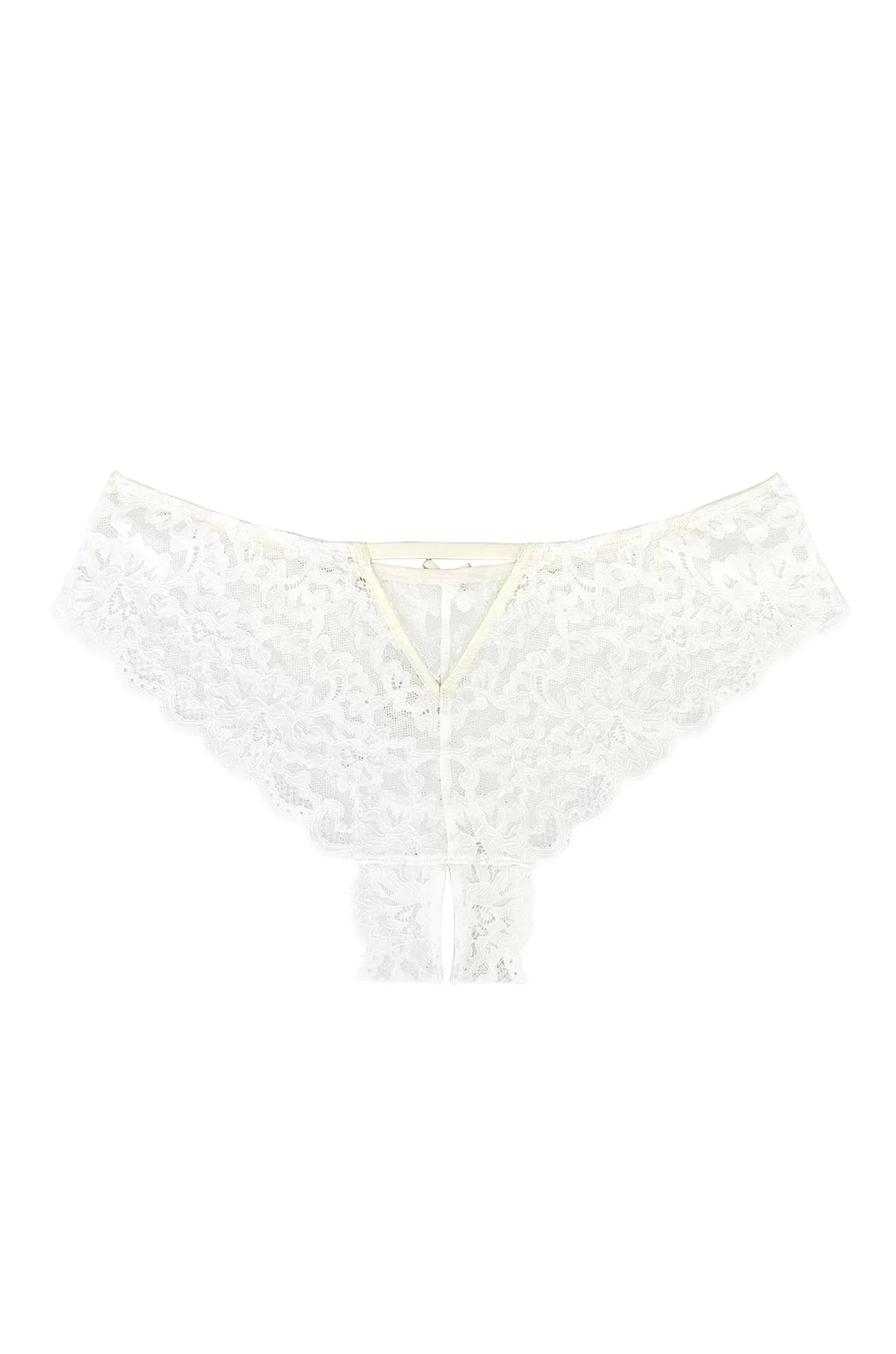 Charlotte Lace Crotchless Panty>fleur du mal New