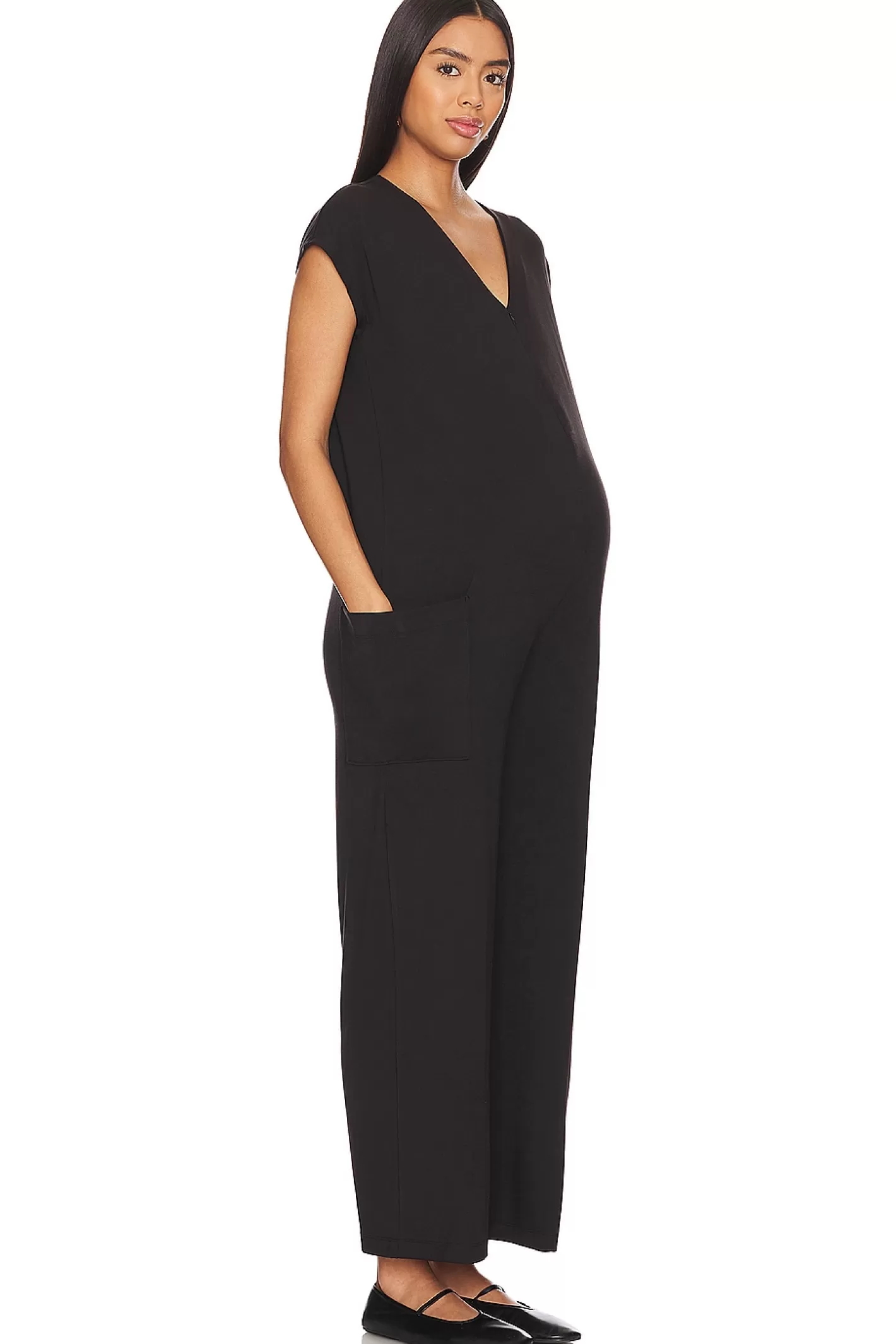 Charlotte Maternity Jumpsuit>HATCH Online