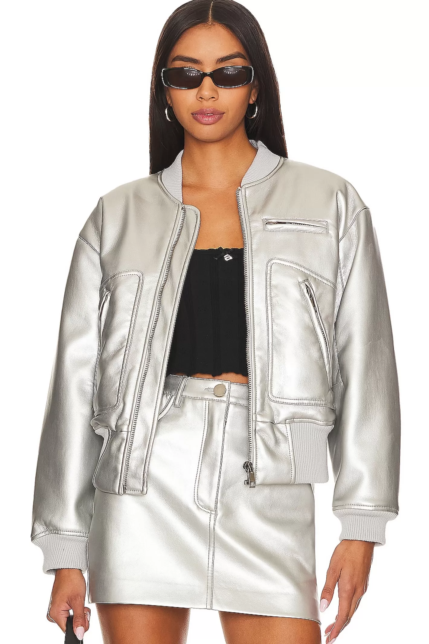 Chaz Metallic Jacket>Apparis Cheap