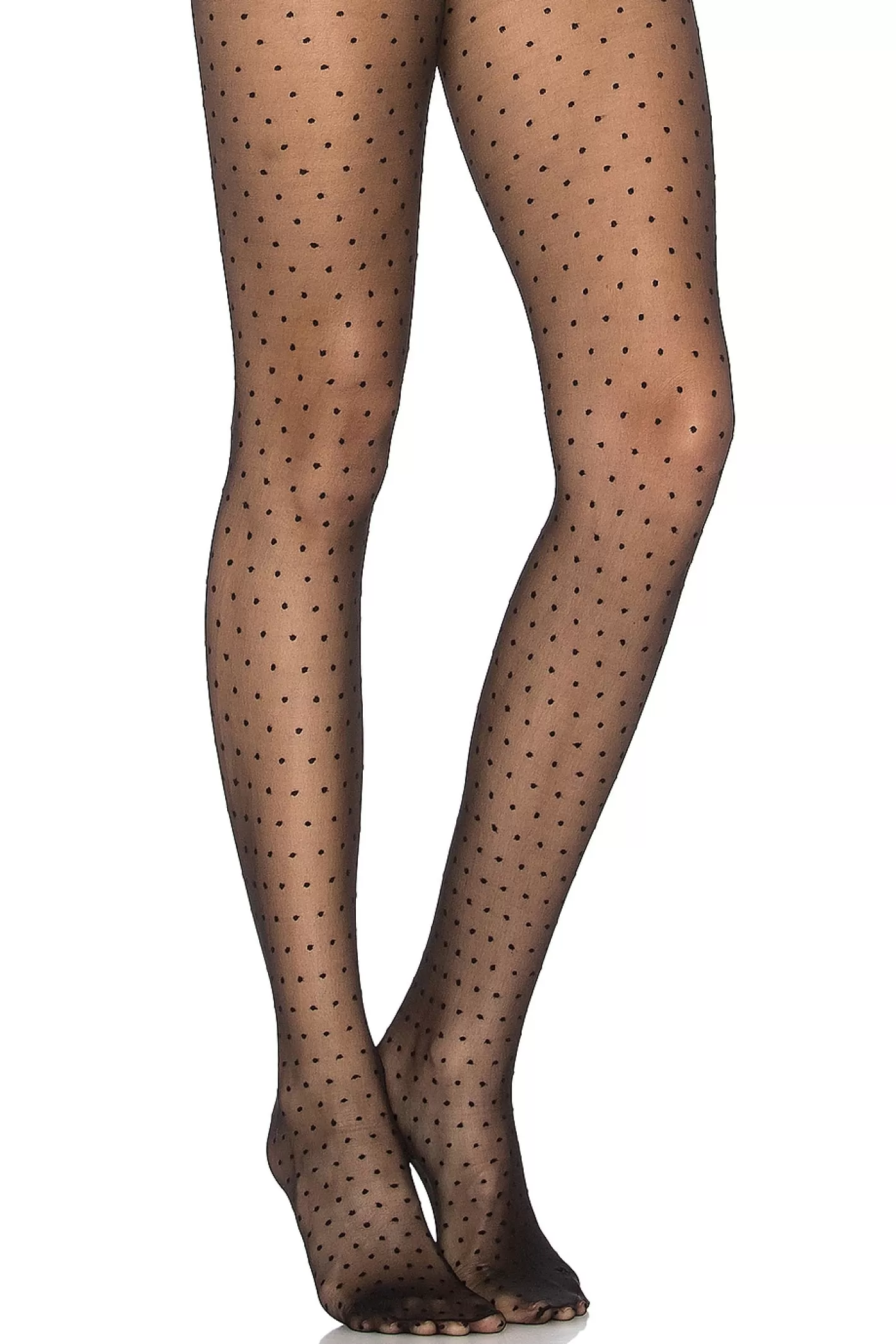 Chic Dot Sheer Tight>Commando New