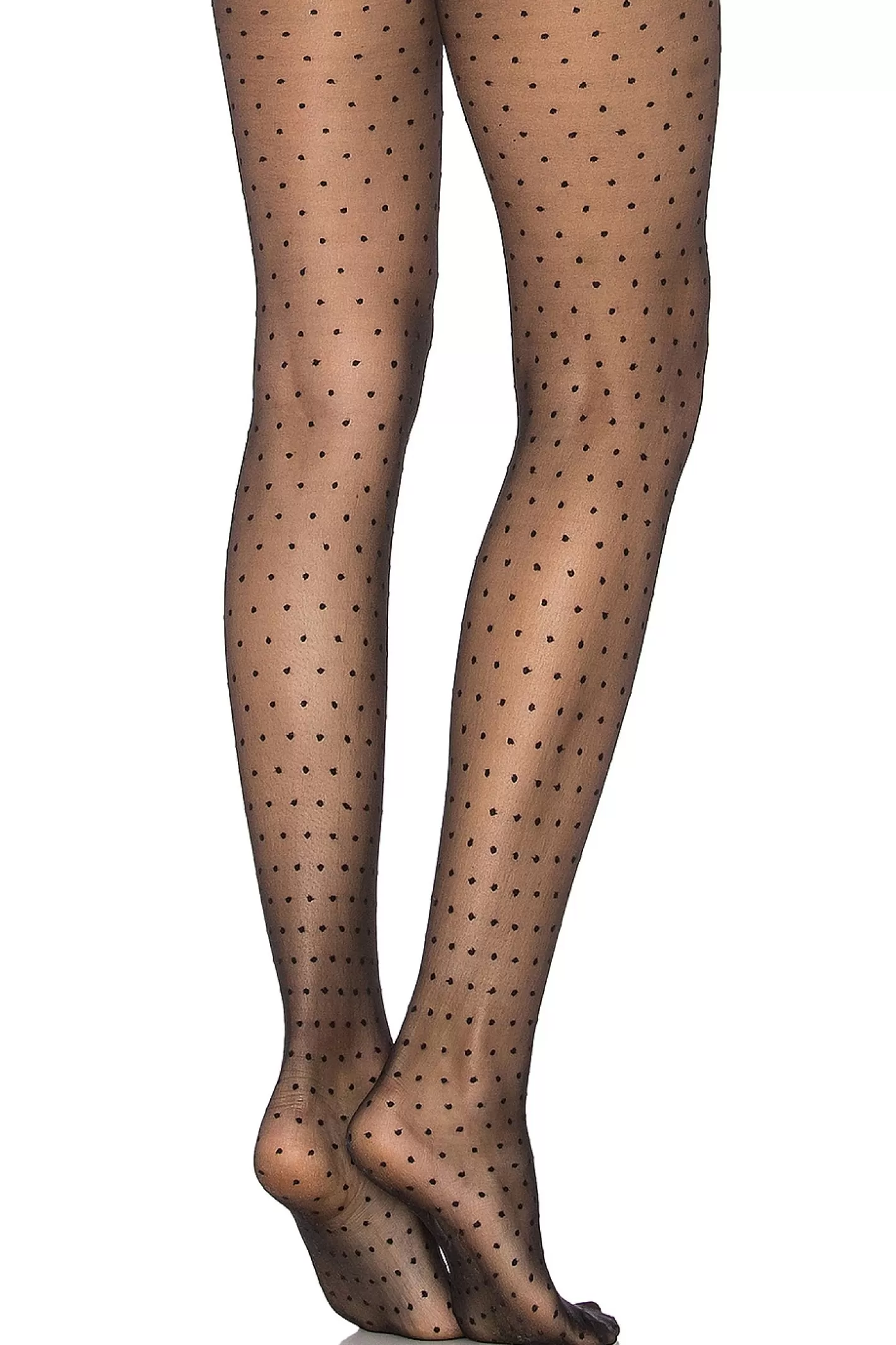 Chic Dot Sheer Tight>Commando New