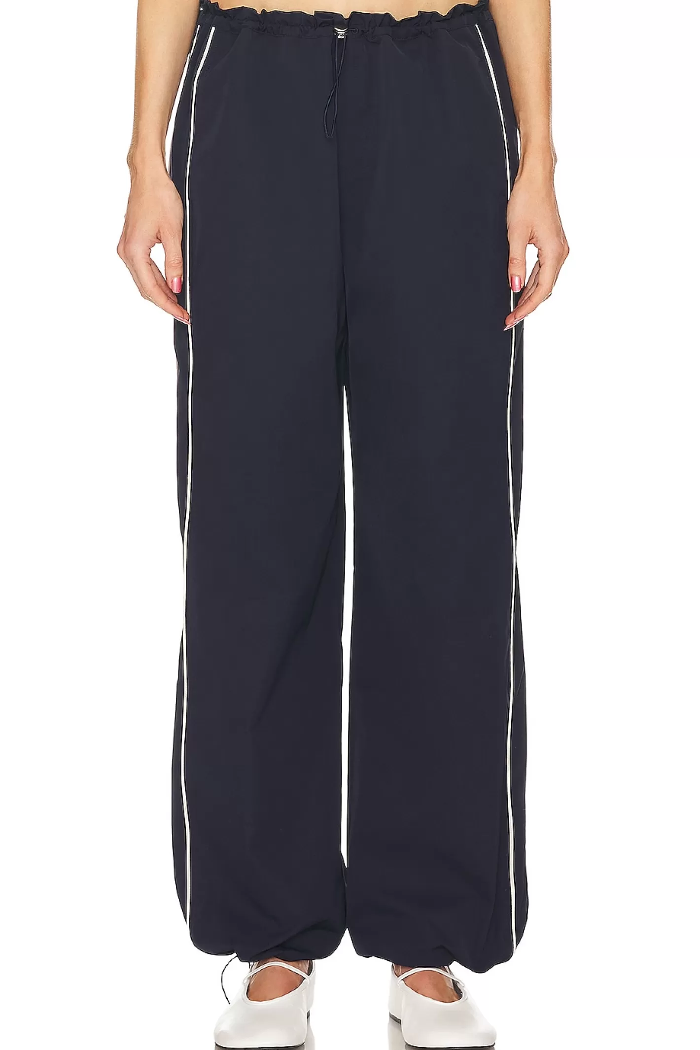 Cinched Waist Wide Leg Pant>GRLFRND New