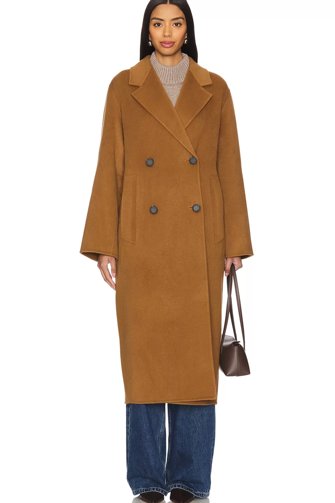 Clara Double Breasted Oversized Coat>Ivy Oak Shop