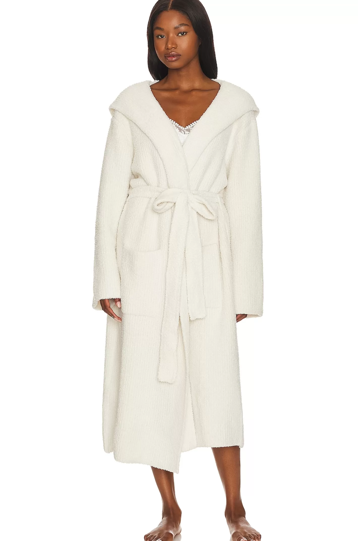 CozyChic Ribbed Hooded Robe>Barefoot Dreams Cheap