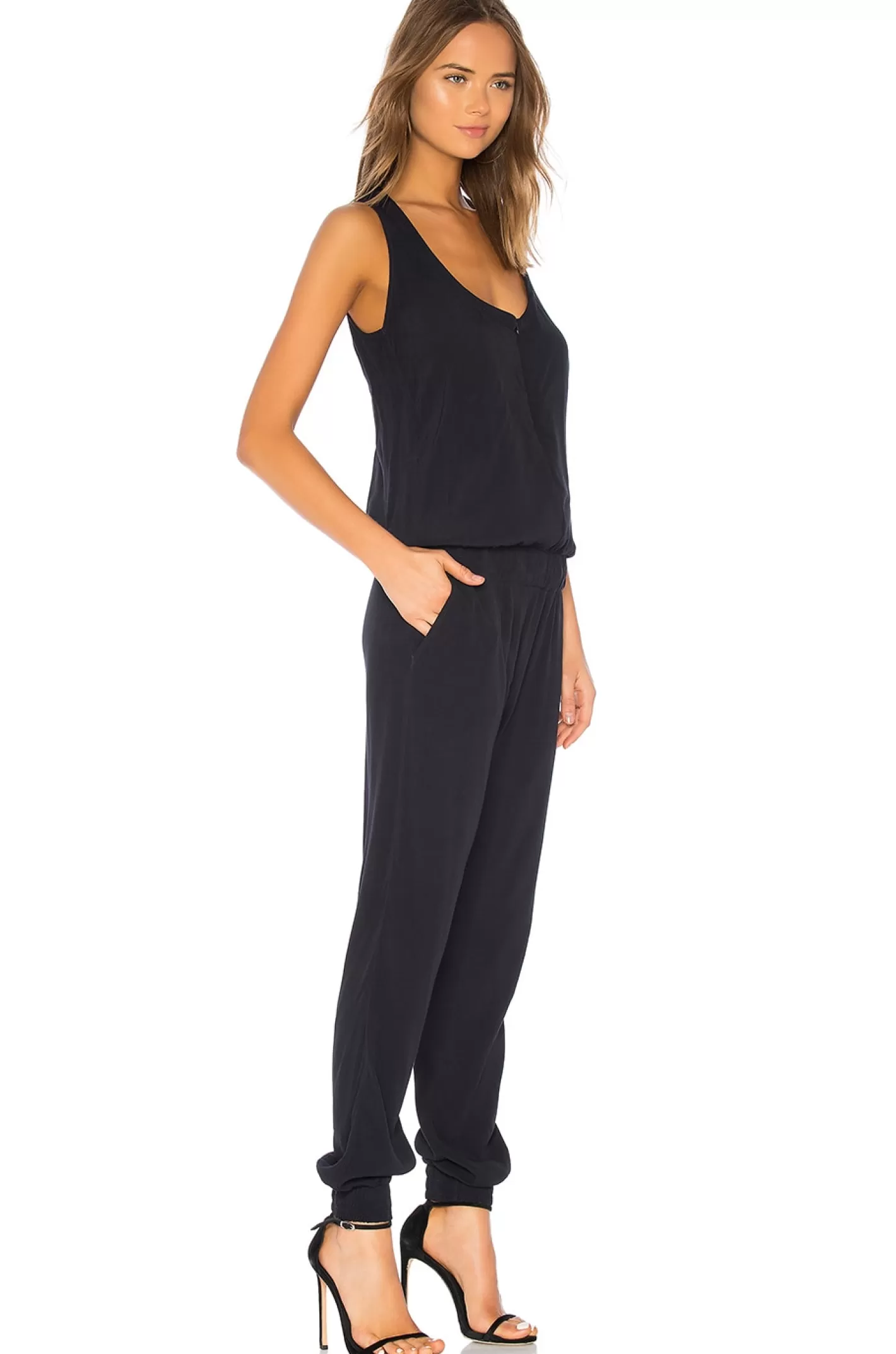 Crepe Jumpsuit>MONROW New